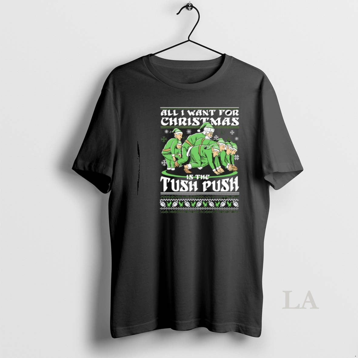 Original All I Want For Christmas Is The Tush Push Ugly Shirt Hoodie Sweatshirt | PurePodTees.com