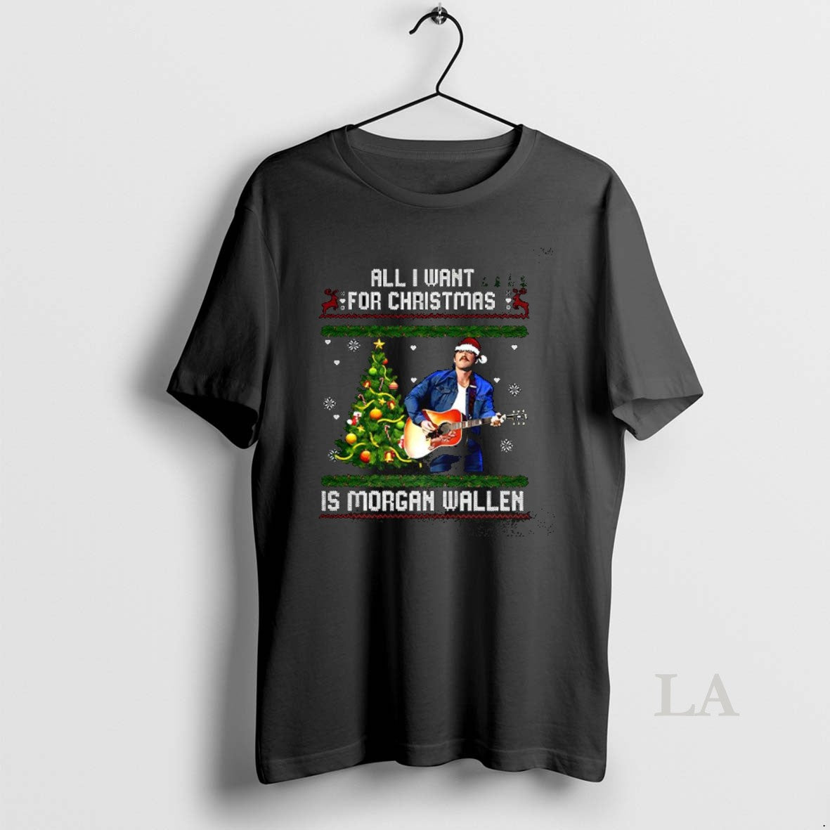 Original All I Want For Christmas Is Morgan Country Music Shirt Hoodie Sweatshirt | PurePodTees.com