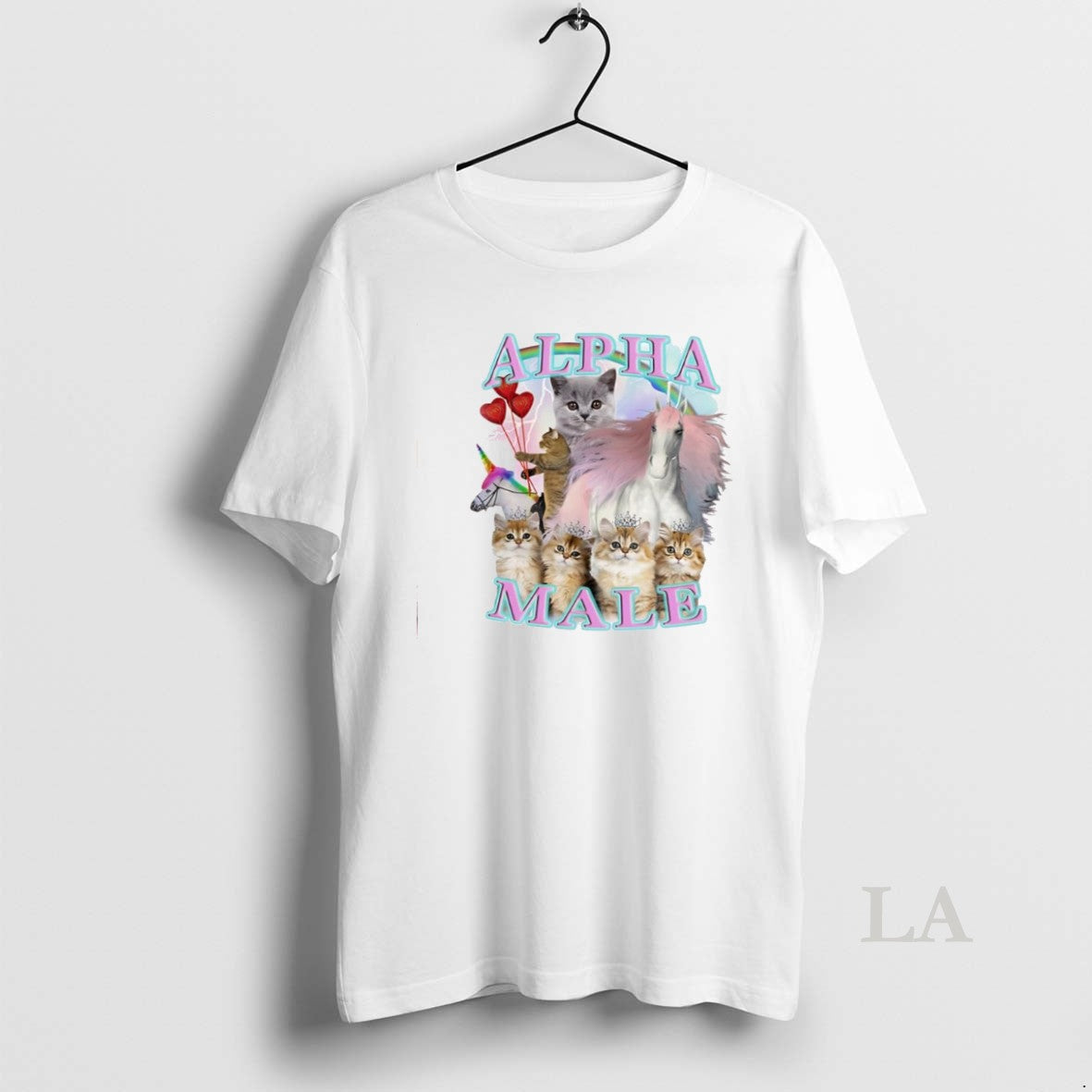 Original Alpha Male Unicorn And Kitten Graphic Shirt Hoodie Sweatshirt | PurePodTees.com