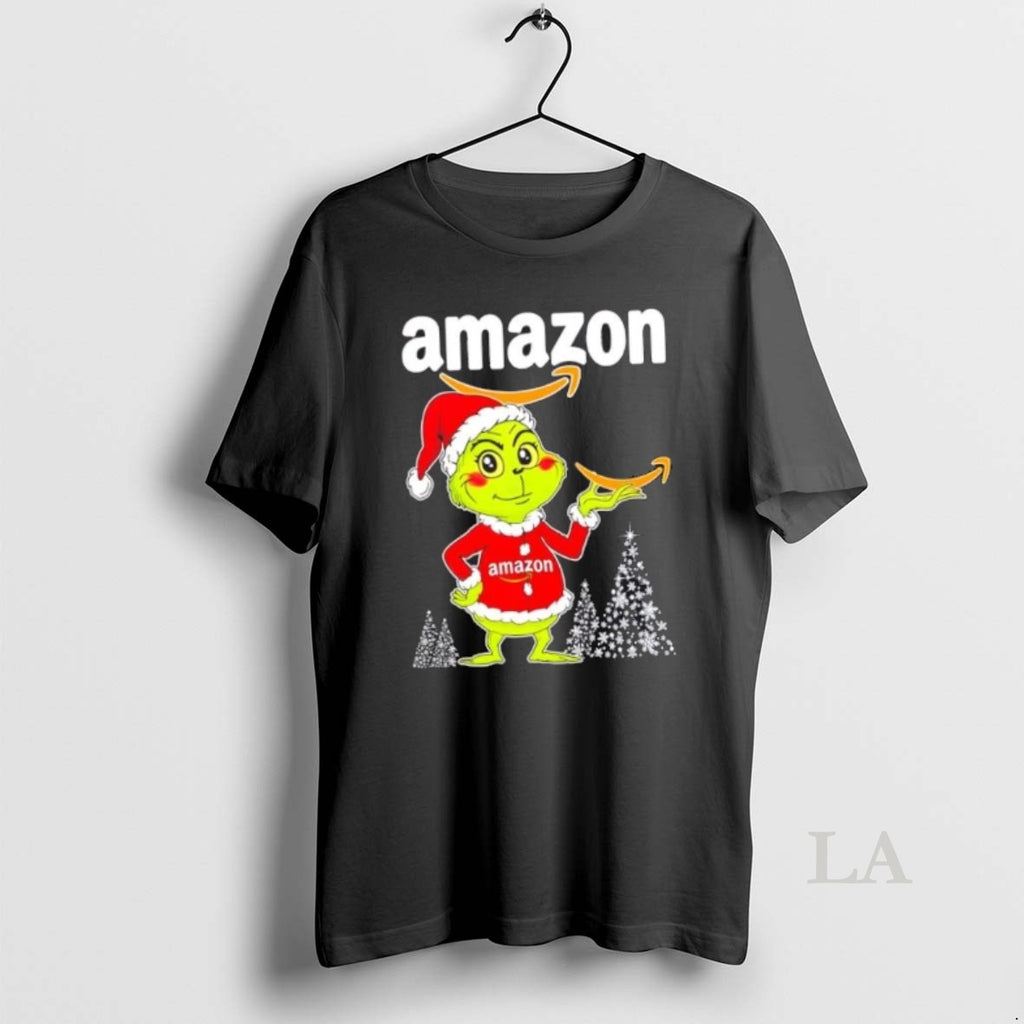 Original Amazon And Grinchmas Christmas Tree Shirt Hoodie Sweatshirt | PurePodTees.com