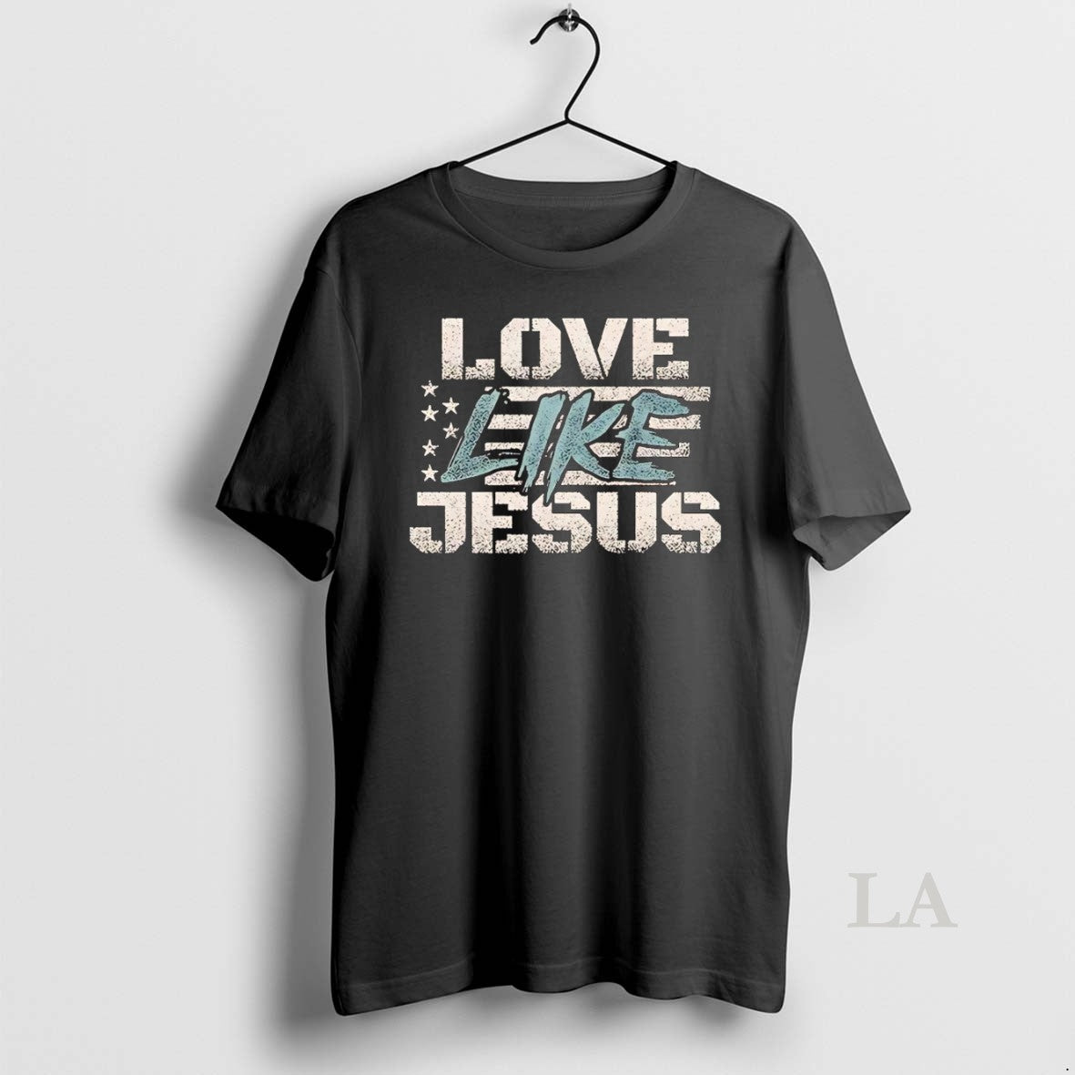 Original American Flag Love Like Jesus Shirt Hoodie Sweatshirt | PurePodTees.com