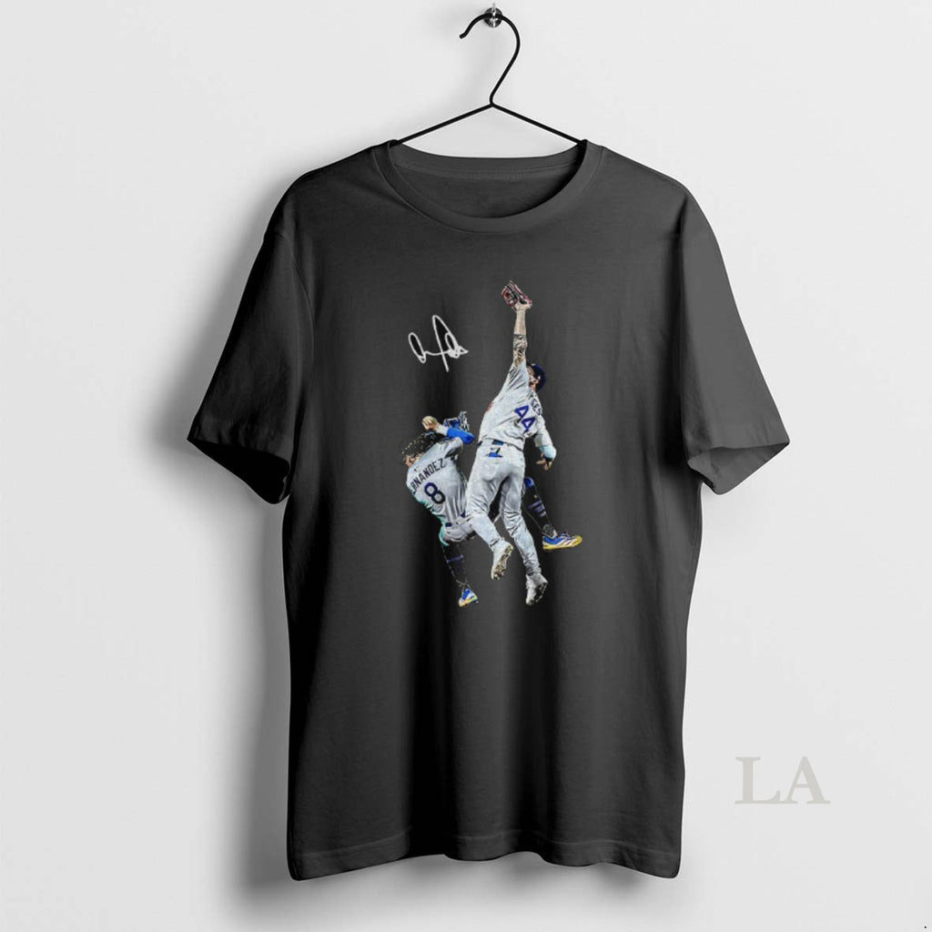 Original Andy Pages The Catch World Series Signature Baseball Iconic Moment Shirt Hoodie Sweatshirt | PurePodTees.com