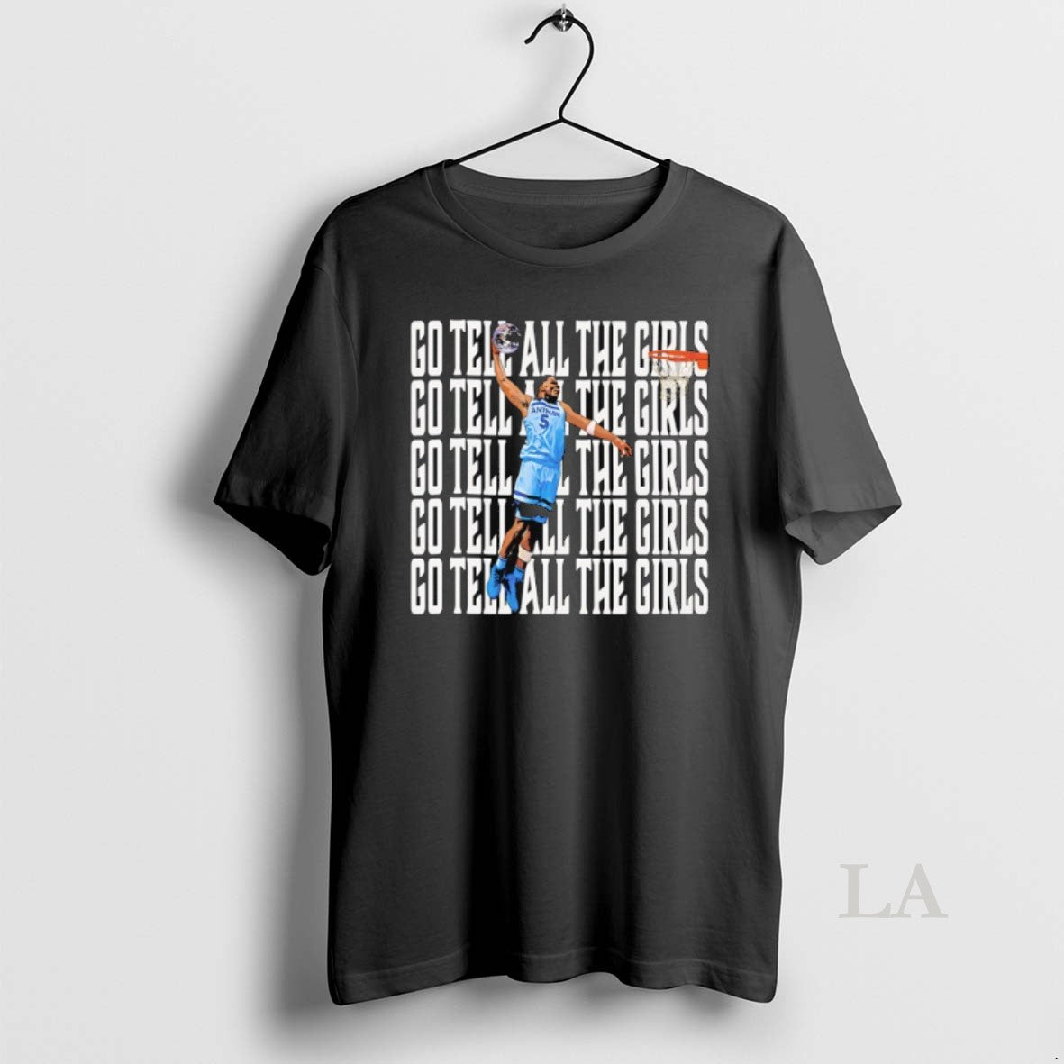 Original Anthony Edwards Go Tell All The Girls Minnesota Timberwolves Shirt Hoodie Sweatshirt | PurePodTees.com