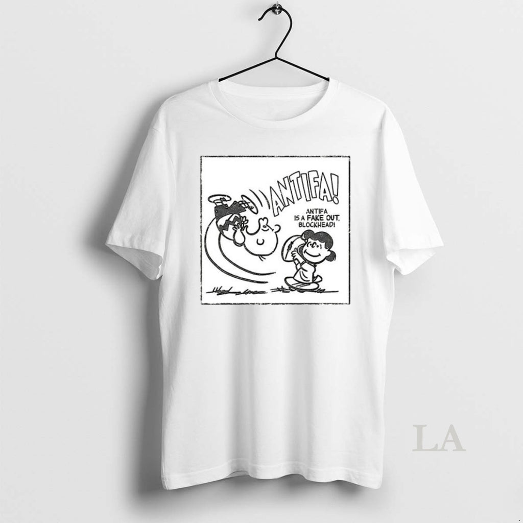 Original Antifa Is A Fake Out Blockhead Peanuts