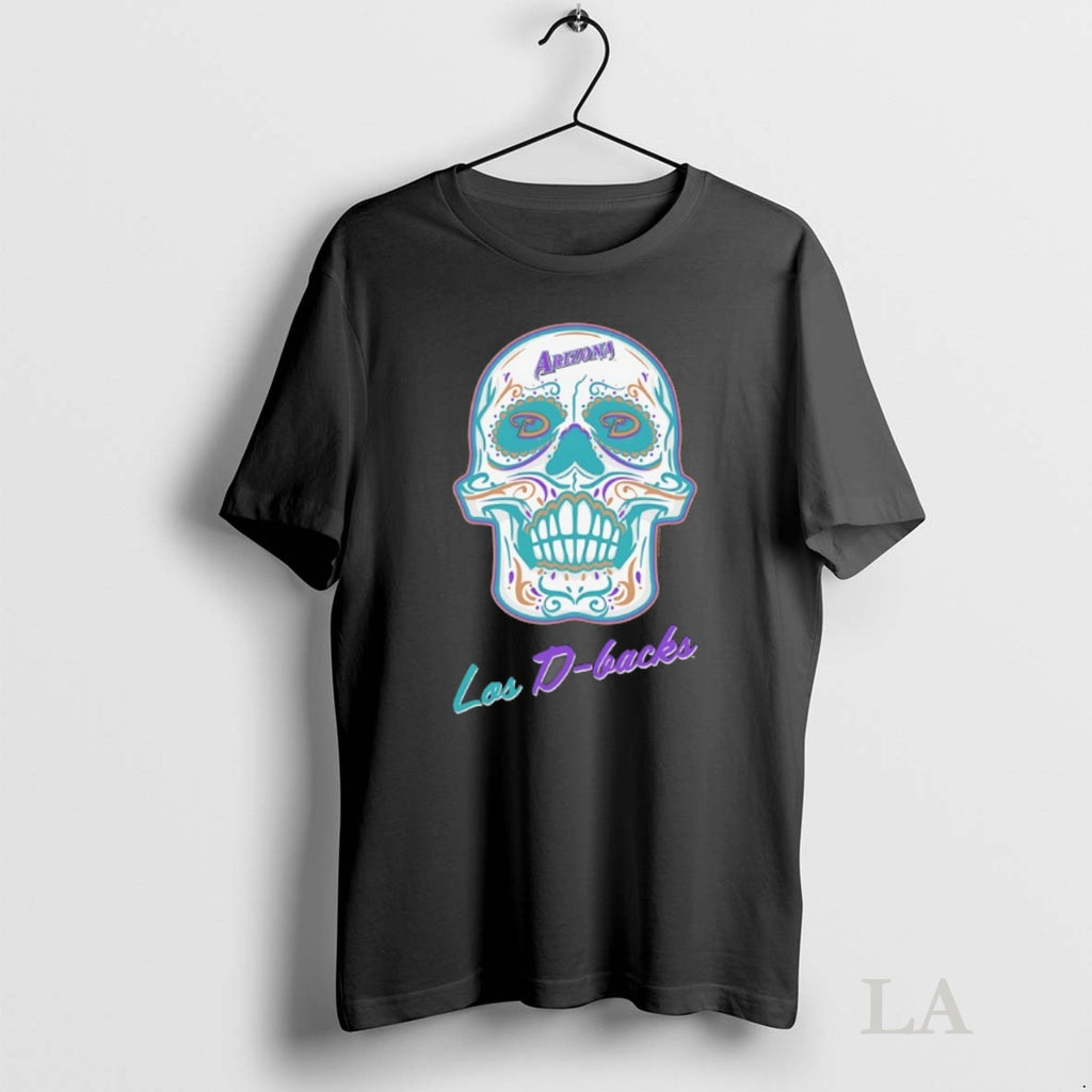 Original Arizona Diamondbacks Sugar Skull Boxy Shirt Hoodie Sweatshirt | PurePodTees.com