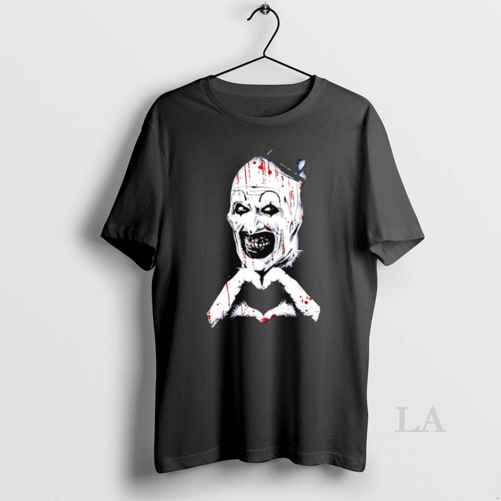 Original Art The Clown Creepy Heart Hands Graphic Shirt Hoodie Sweatshirt | PurePodTees.com