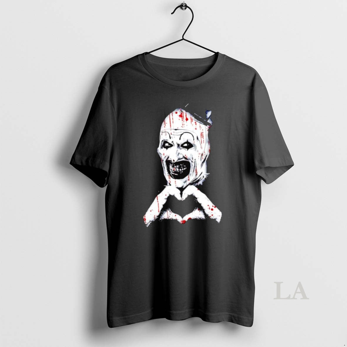 Original Art The Clown Creepy Heart Hands Graphic Shirt Hoodie Sweatshirt | PurePodTees.com