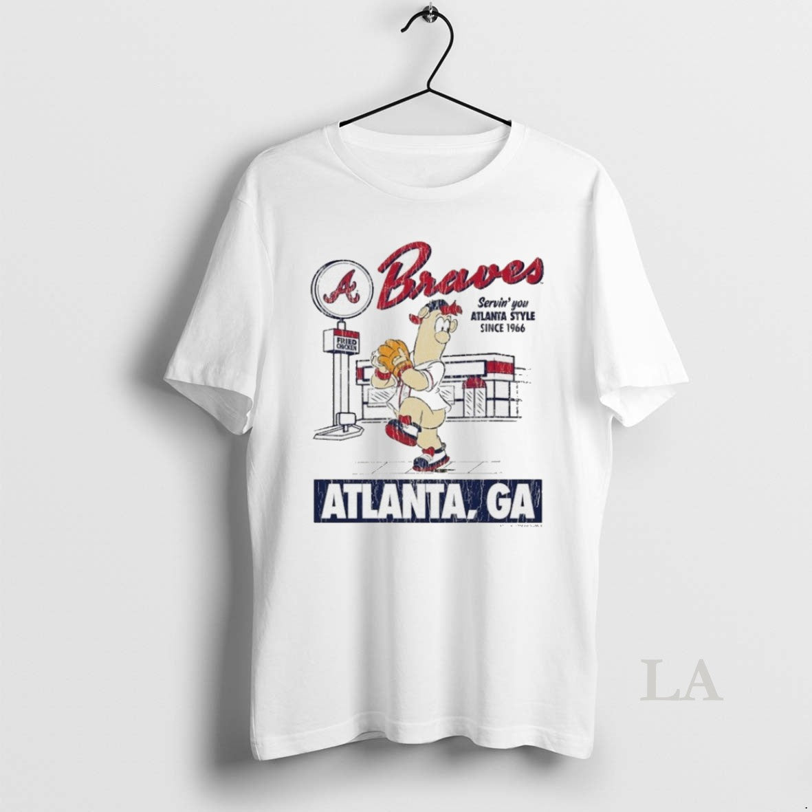 Original Atlanta Braves Mitchell Ness Deli Shirt Hoodie Sweatshirt | PurePodTees.com