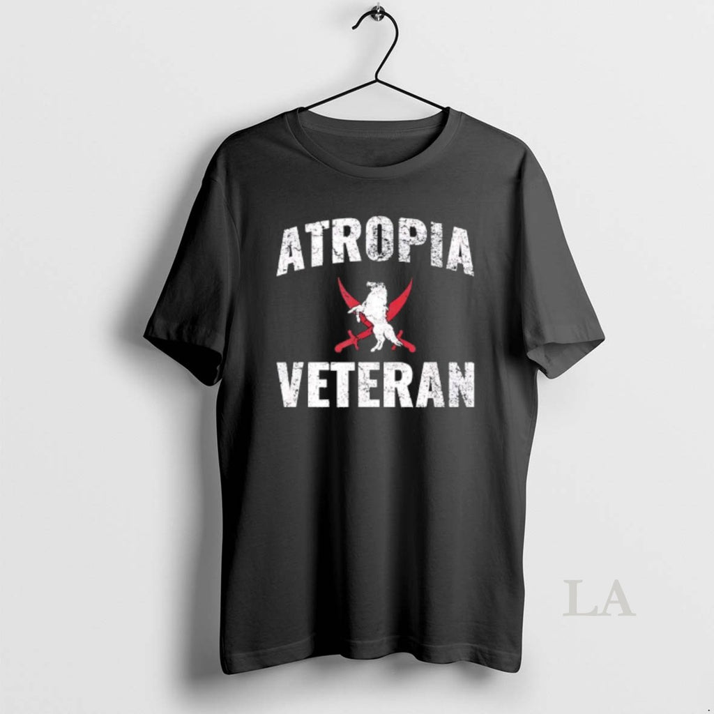 Original Atropia Veteran Logo Black Shirt Hoodie Sweatshirt | PurePodTees.com