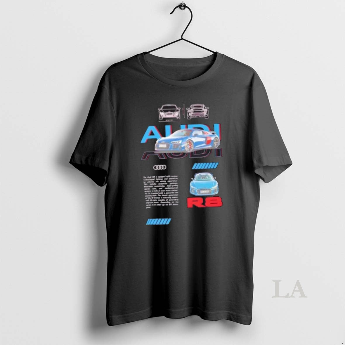 Original Audi R8 Blueprint Supercar Enthusiast Shirt Hoodie Sweatshirt | PurePodTees.com