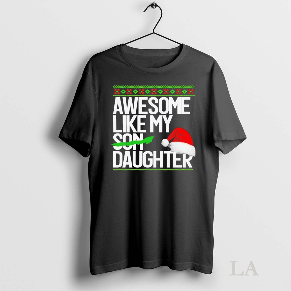Original Awesome Like My Daughter Christmas Shirt Hoodie Sweatshirt | PurePodTees.com