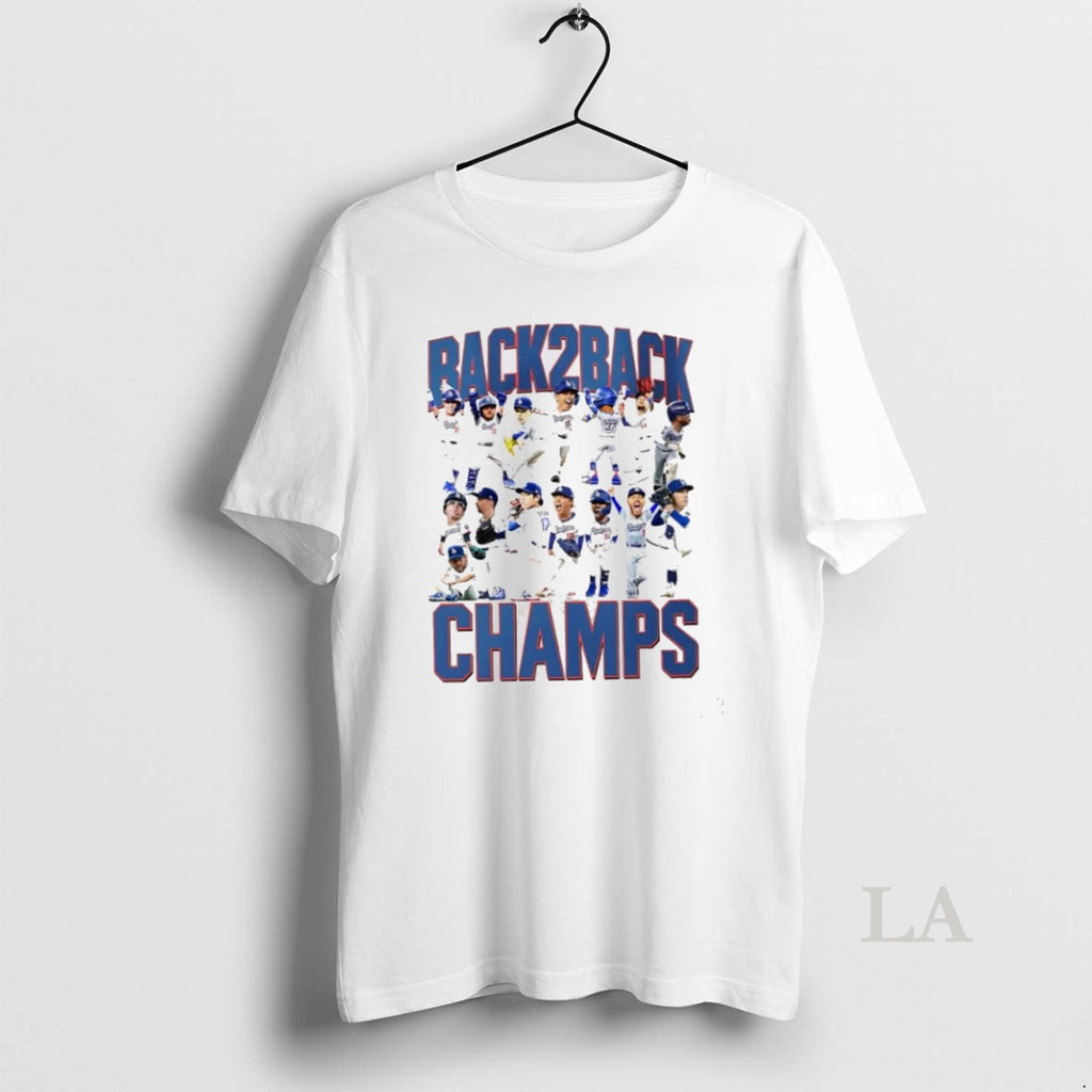 Original Awesome Los Angeles Dodgers Back 2 Back Mini Champs Shirt Hoodie Sweatshirt | PurePodTees.com