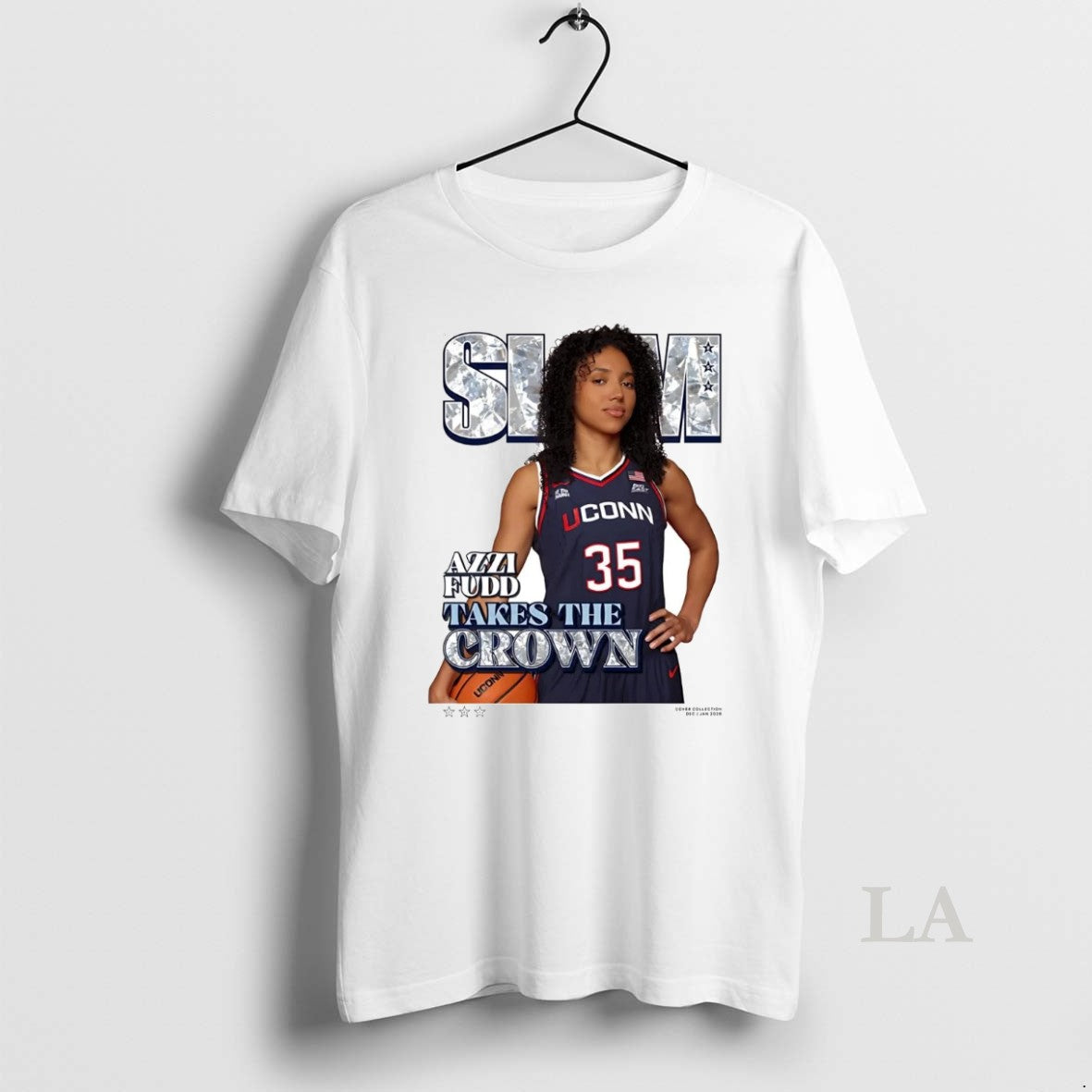 Original Azzi Fudd Takes The Crown Uconn Huskies Shirt Hoodie Sweatshirt | PurePodTees.com