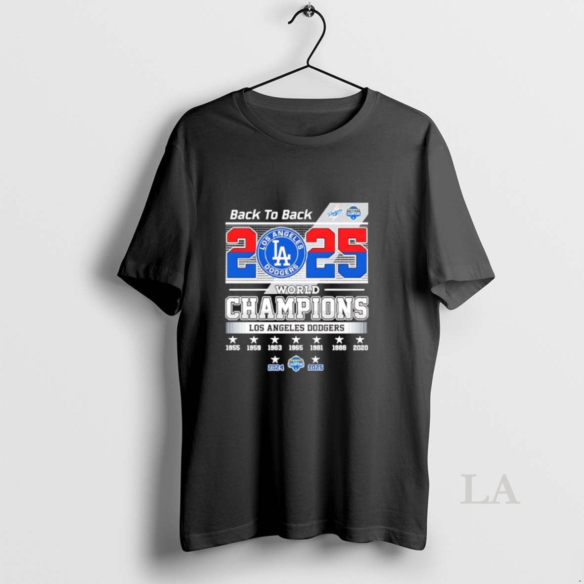 Original Back To Back 2025 World Series Champions La Dodgers Shirt Hoodie Sweatshirt | PurePodTees.com