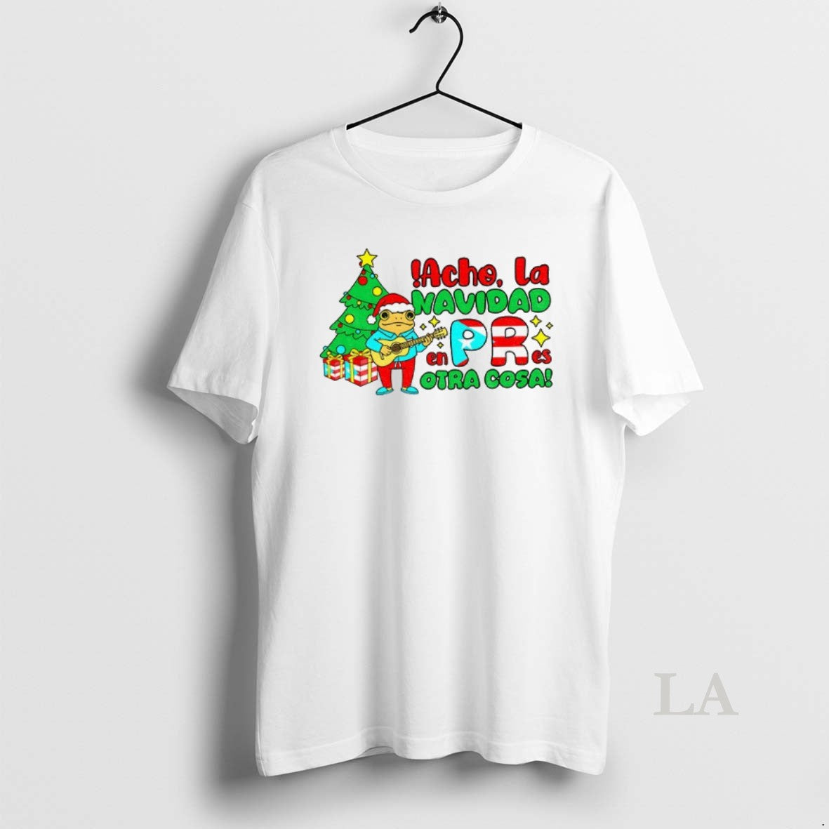 Original Bad Bunny Puerto Rican Acho La Navidad En Pr Es Otra Cosa Merry Christmas Shirt Hoodie Sweatshirt | PurePodTees.com
