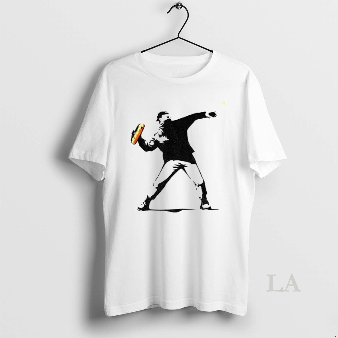 Original Banksy Inspired Sandwich Thrower Funny Shirt Hoodie Sweatshirt | PurePodTees.com