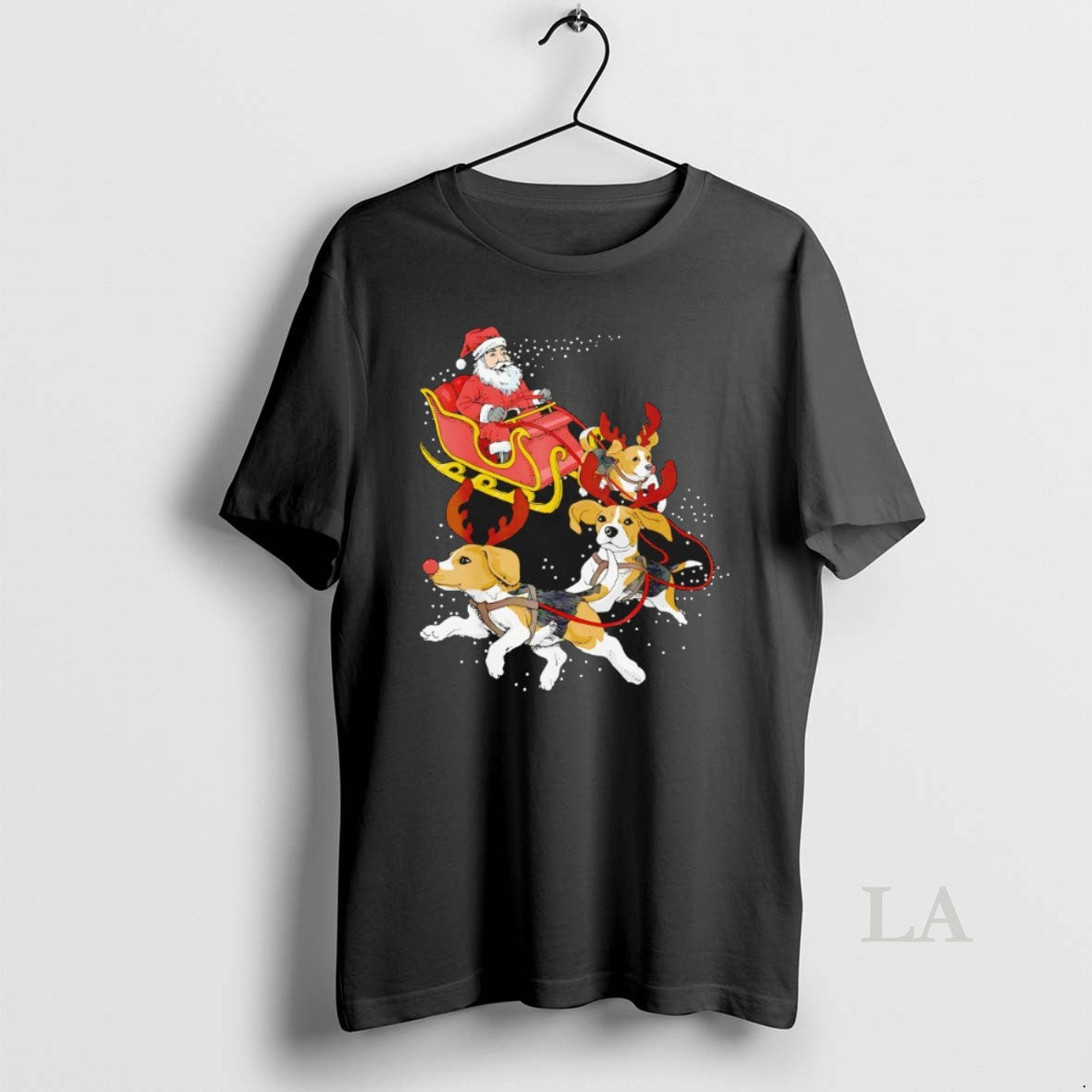 Original Beagle Christmas Sleigh Shirt Hoodie Sweatshirt | PurePodTees.com