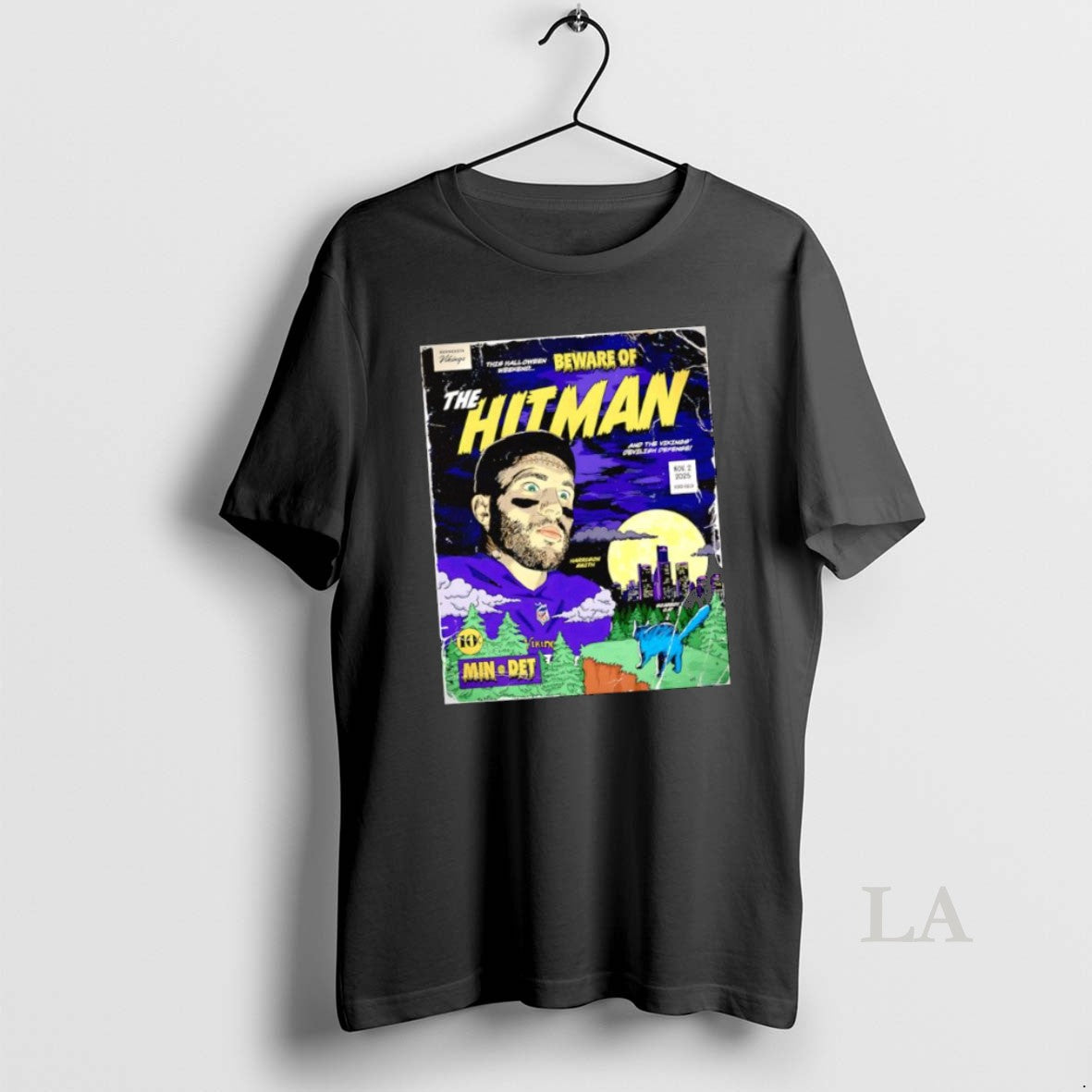 Original Beware Of The Hitman Minnesota Vikings Halloween Weekend November 2nd 2025 At Ford Field Shirt Hoodie Sweatshirt