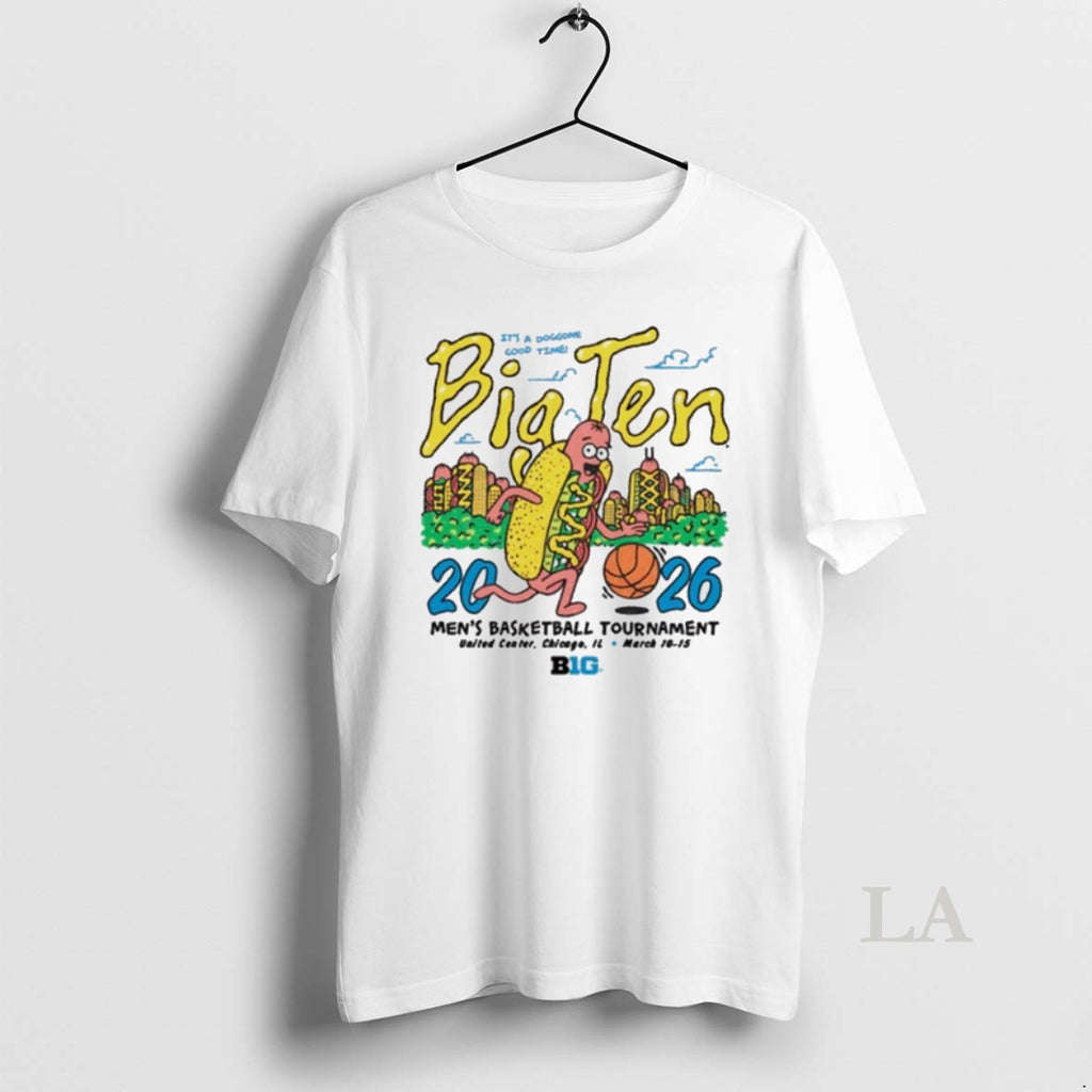 Original Big Ten 2026 Mens Basketball Tournament Mascot Paint