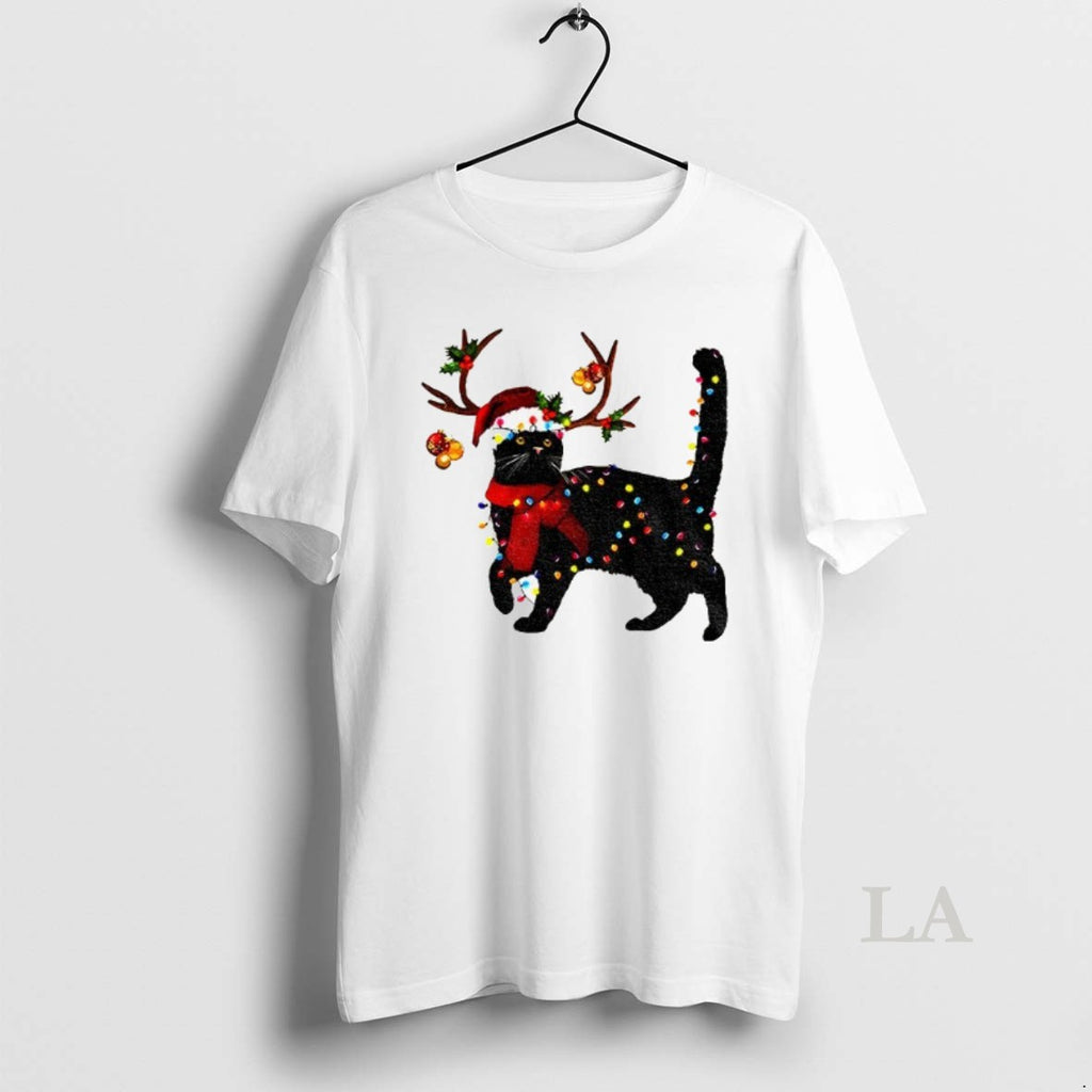 Original Black Cat Santa Hat Merry Christmas 2025
