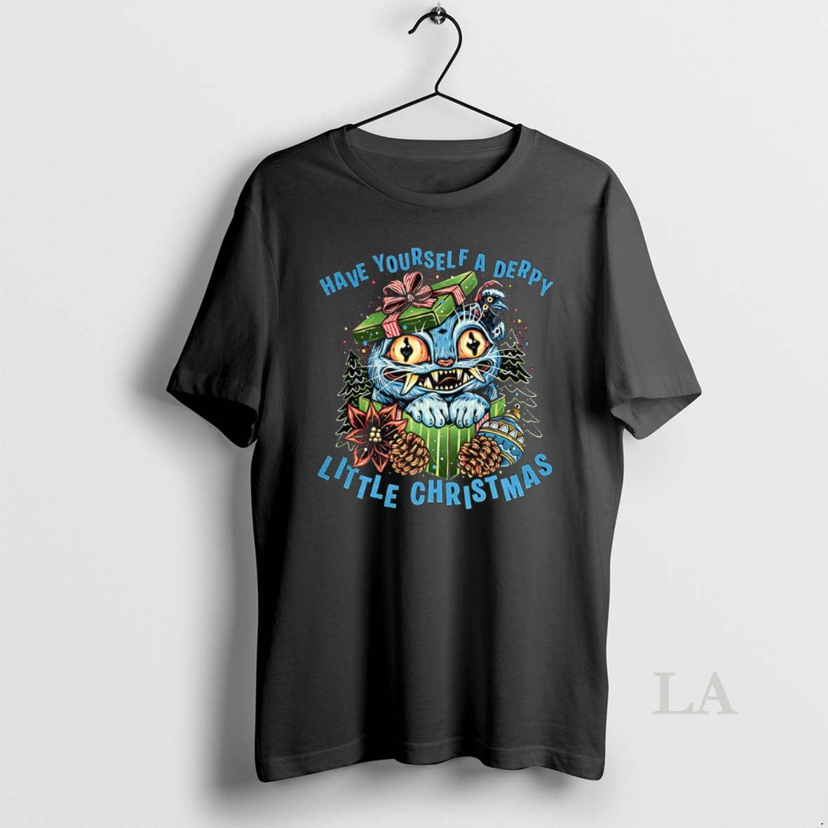 Original Blue Tiger Have Yourself A Derpy Little Christmas Shirt Hoodie Sweatshirt | PurePodTees.com