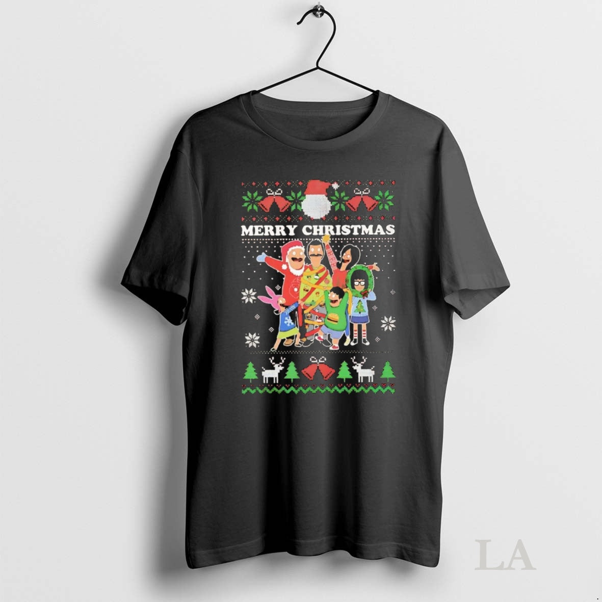 Original Bobs Burgers Family Merry Christmas Shirt Hoodie Sweatshirt | PurePodTees.com