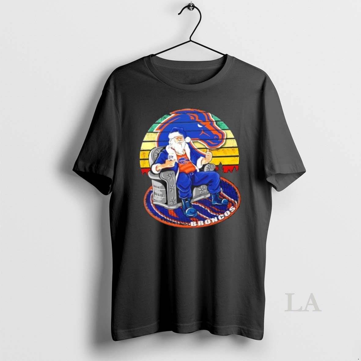 Original Boise State Broncos X Santa Claus Christmas Vintage Shirt Hoodie Sweatshirt | PurePodTees.com