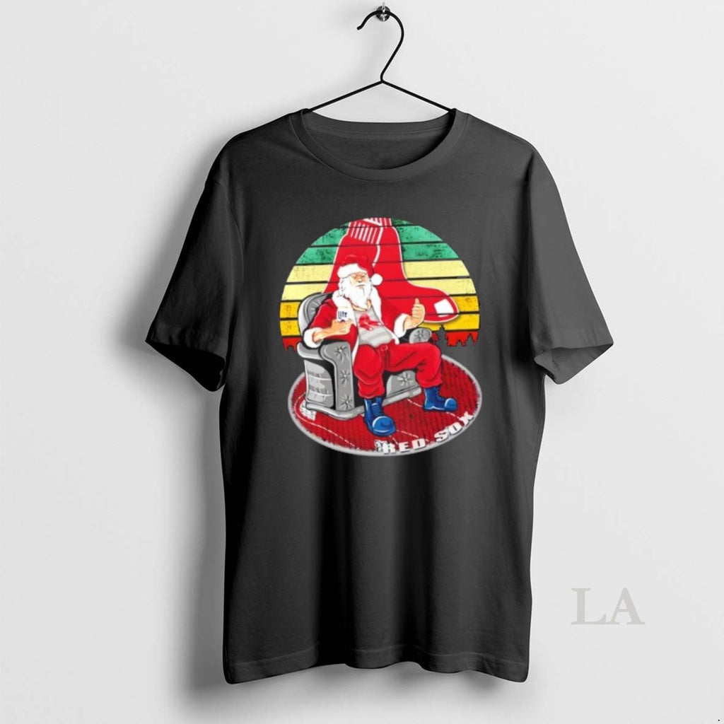 Original Boston Red Sox X Santa Claus Christmas Vintage Shirt Hoodie Sweatshirt | PurePodTees.com