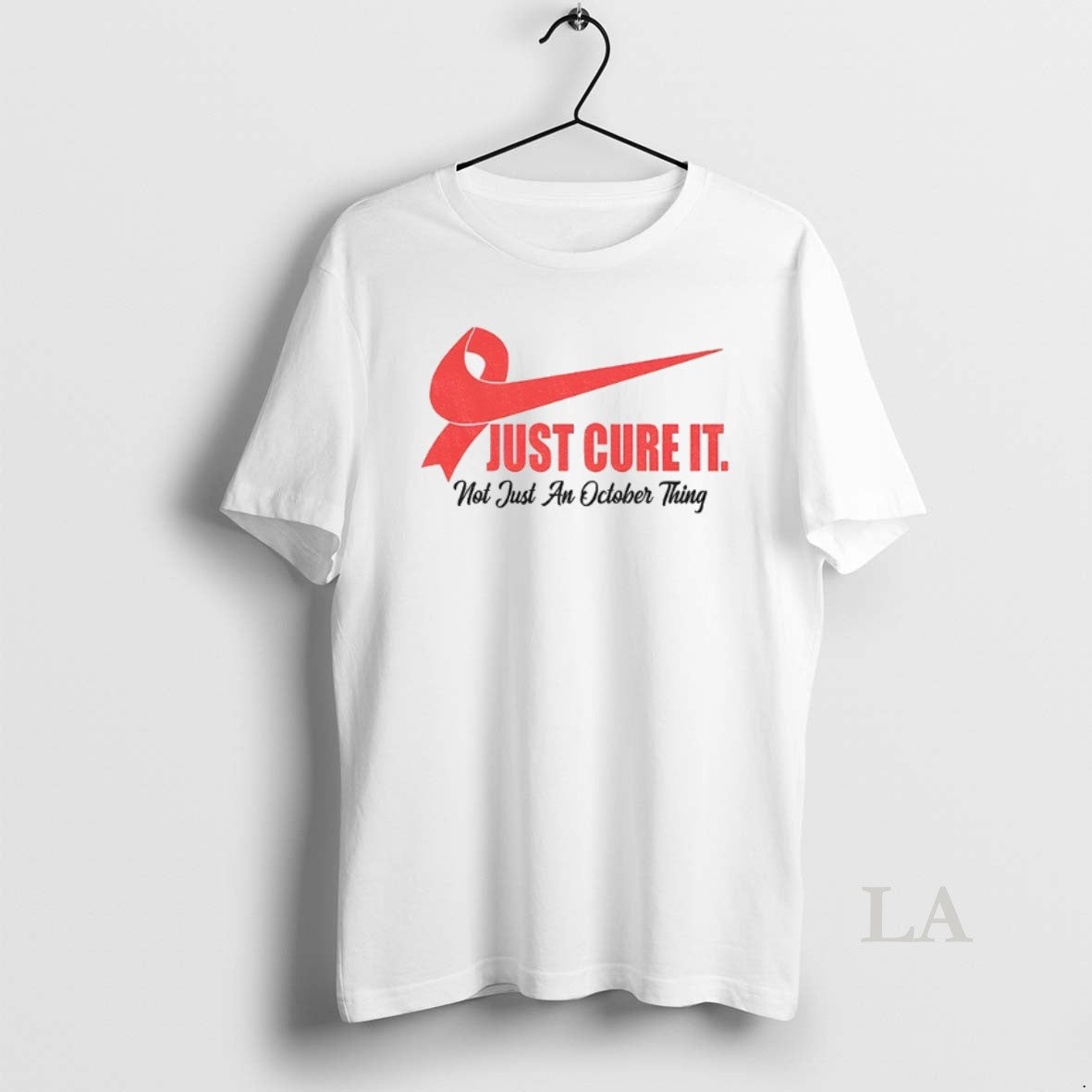 Original Breast Cancer Awareness Just Cure It Not Just An October Thing Shirt Hoodie Sweatshirt | PurePodTees.com