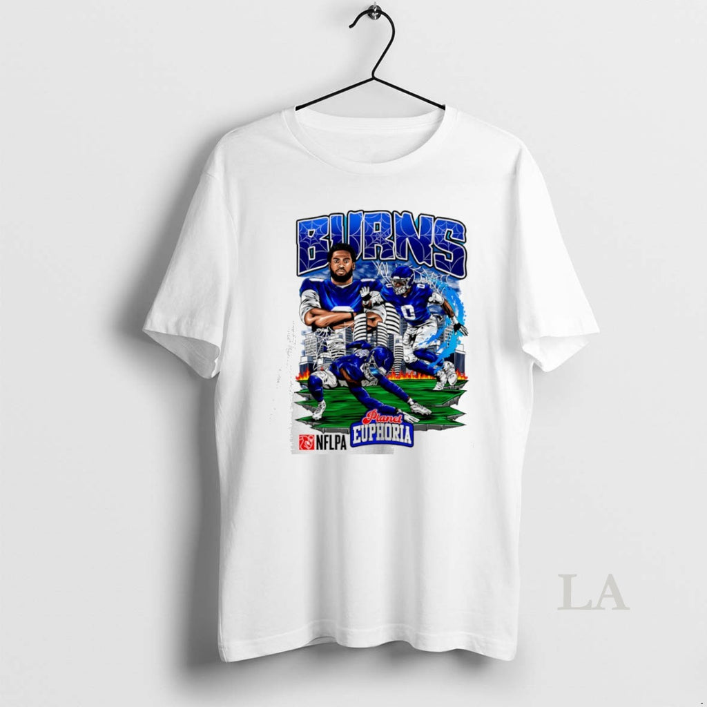 Original Brian Burns 0 New York Giants Football Comic