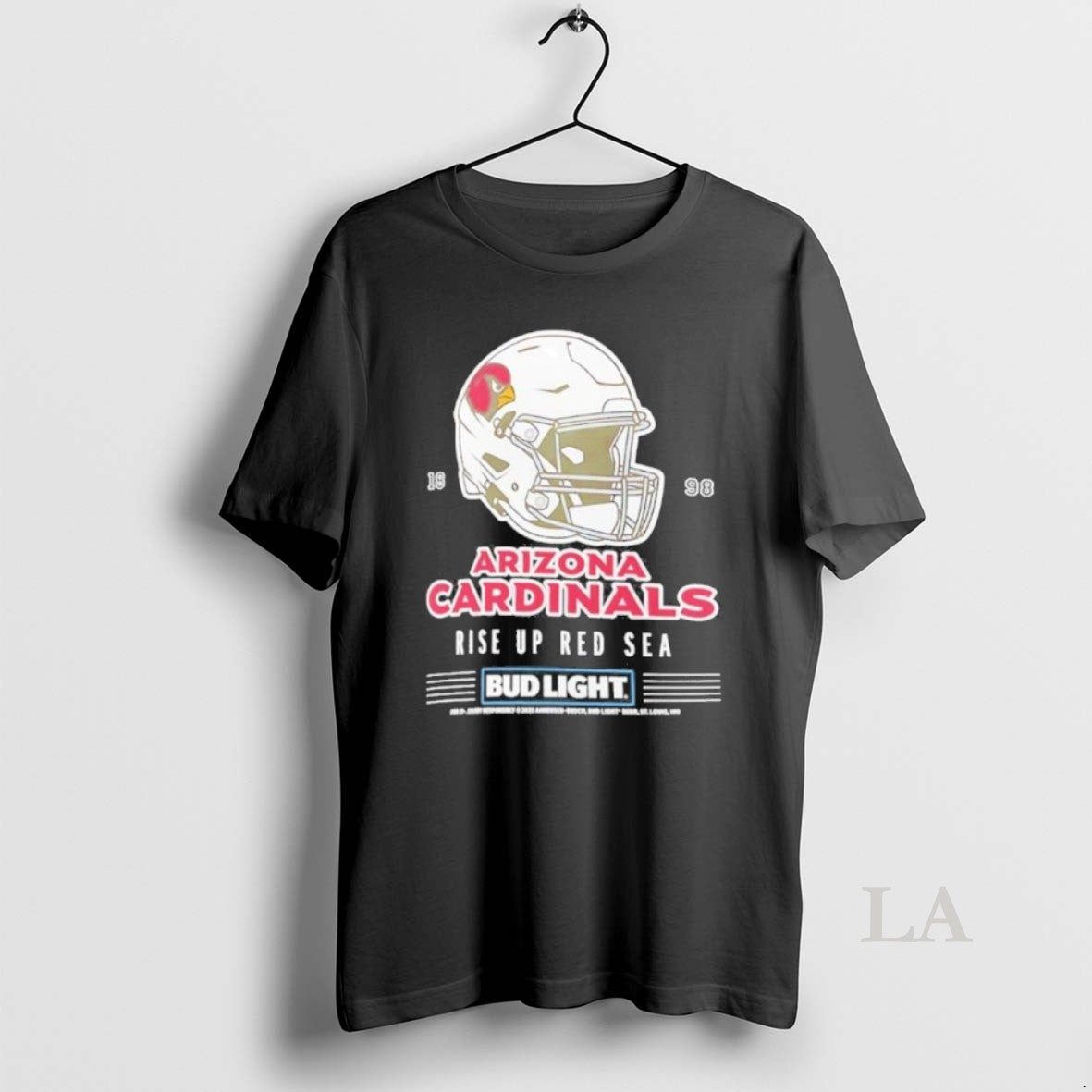 Original Bud Light X Arizona Cardinals Rise Up Red Sea Helmet Shirt Hoodie Sweatshirt | PurePodTees.com