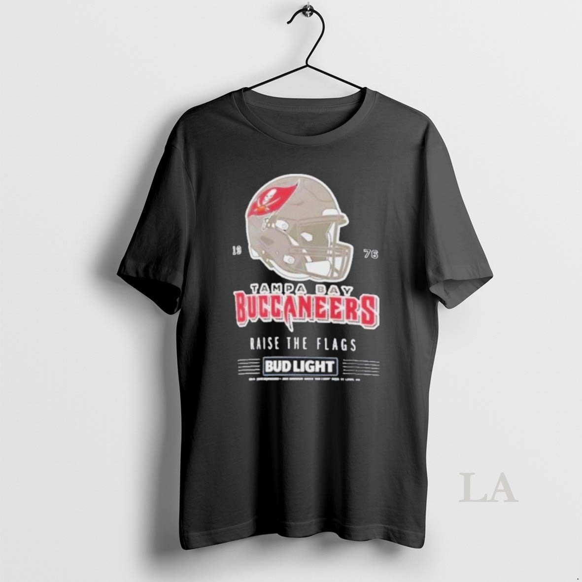 Original Bud Light X Tampa Bay Buccaneers Raise The Flags Helmet Shirt Hoodie Sweatshirt | PurePodTees.com