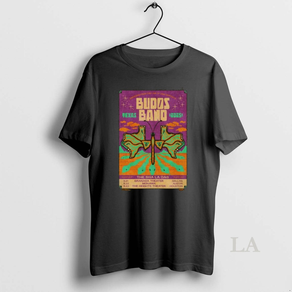 Original Budos Band Tour Texas 2025 Long Sleve Shirt Hoodie Sweatshirt | PurePodTees.com