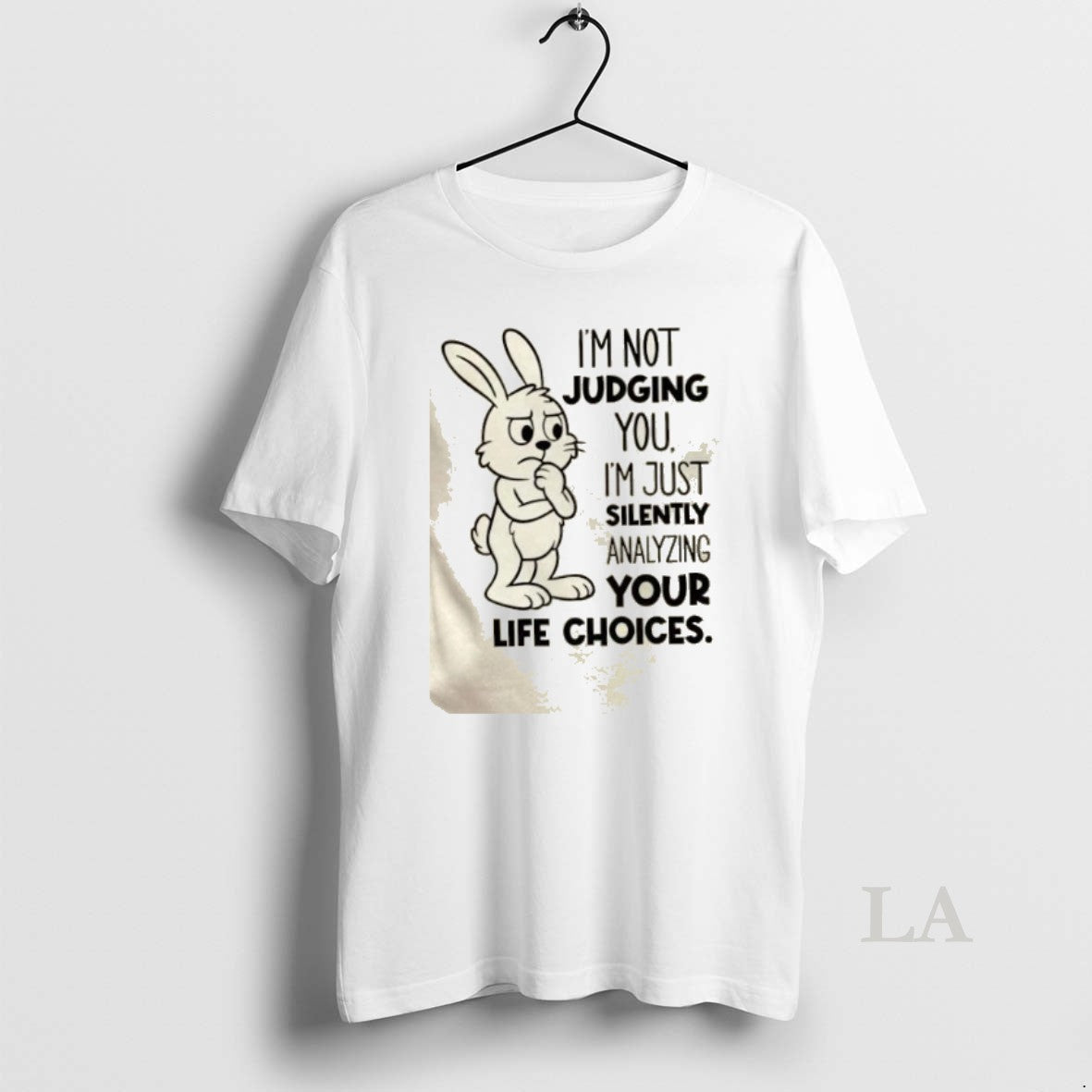Original Bunny Im Not Judging You Shirt Hoodie Sweatshirt | PurePodTees.com