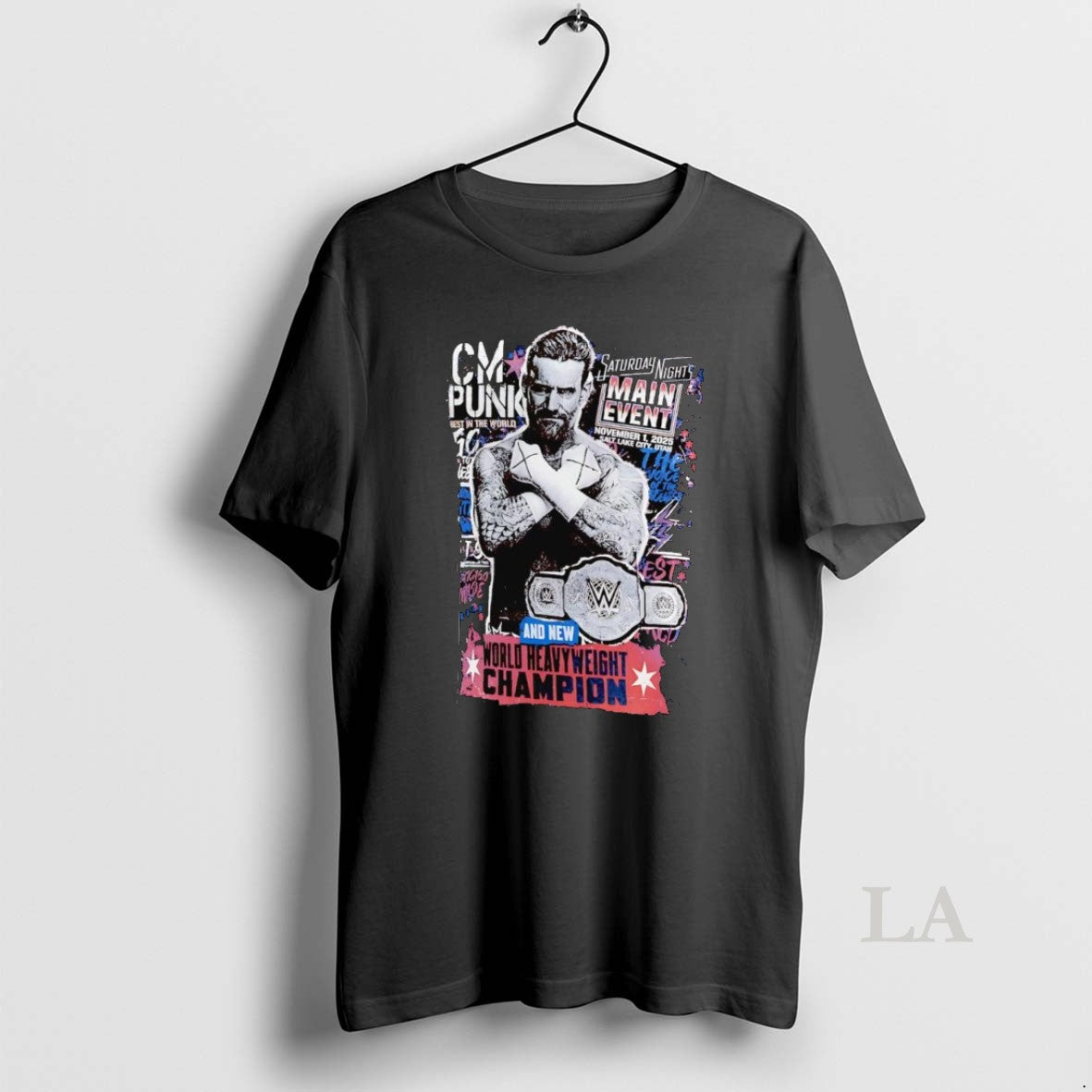 Original Cm Punk Saturday Nights Main Event Winner Shirt Hoodie Sweatshirt | PurePodTees.com