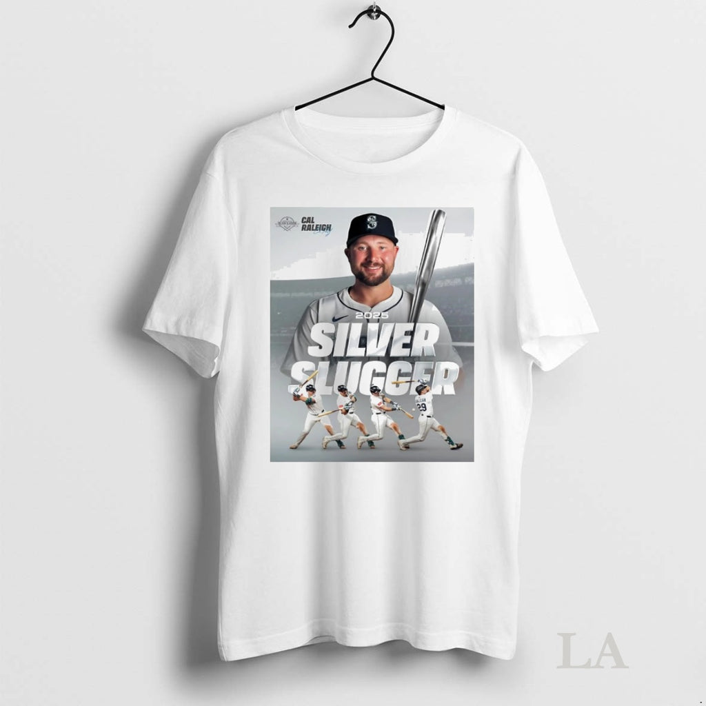 Original Cal Raleigh 2025 Silver Slugger Shirt Hoodie Sweatshirt | PurePodTees.com