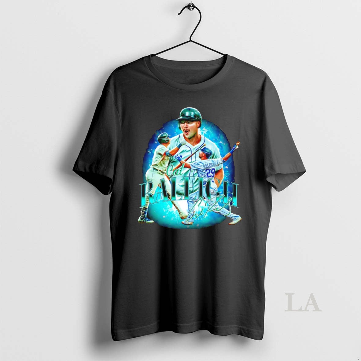 Original Cal Raleigh Seattle Mariners Baseball Signature Graphic