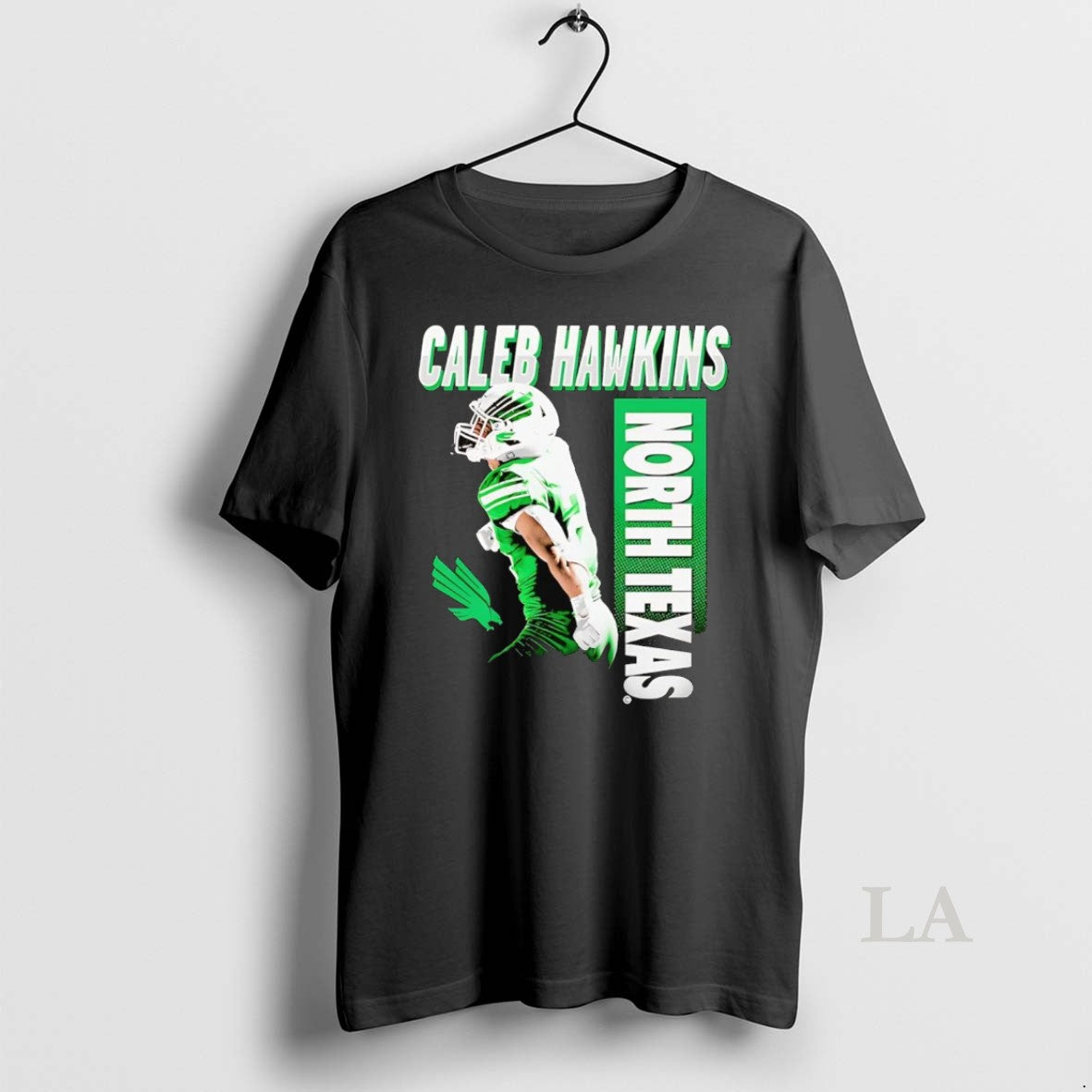 Original Caleb Hawkins Illustrated North Texas Mean Green Shirt Hoodie Sweatshirt | PurePodTees.com