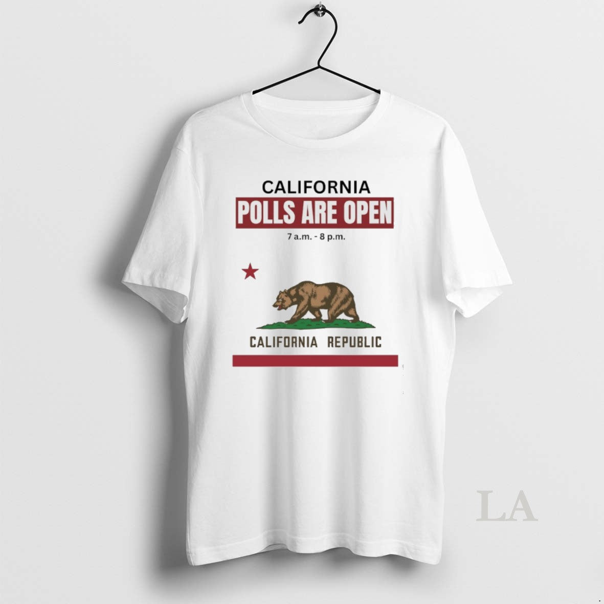Original California Polls Are Open California Republic Shirt Hoodie Sweatshirt | PurePodTees.com