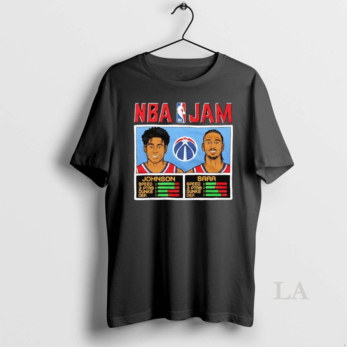 Original Cameron Johnson And Alex Sarr Nba Jam Washington Wizards Shirt Hoodie Sweatshirt | PurePodTees.com