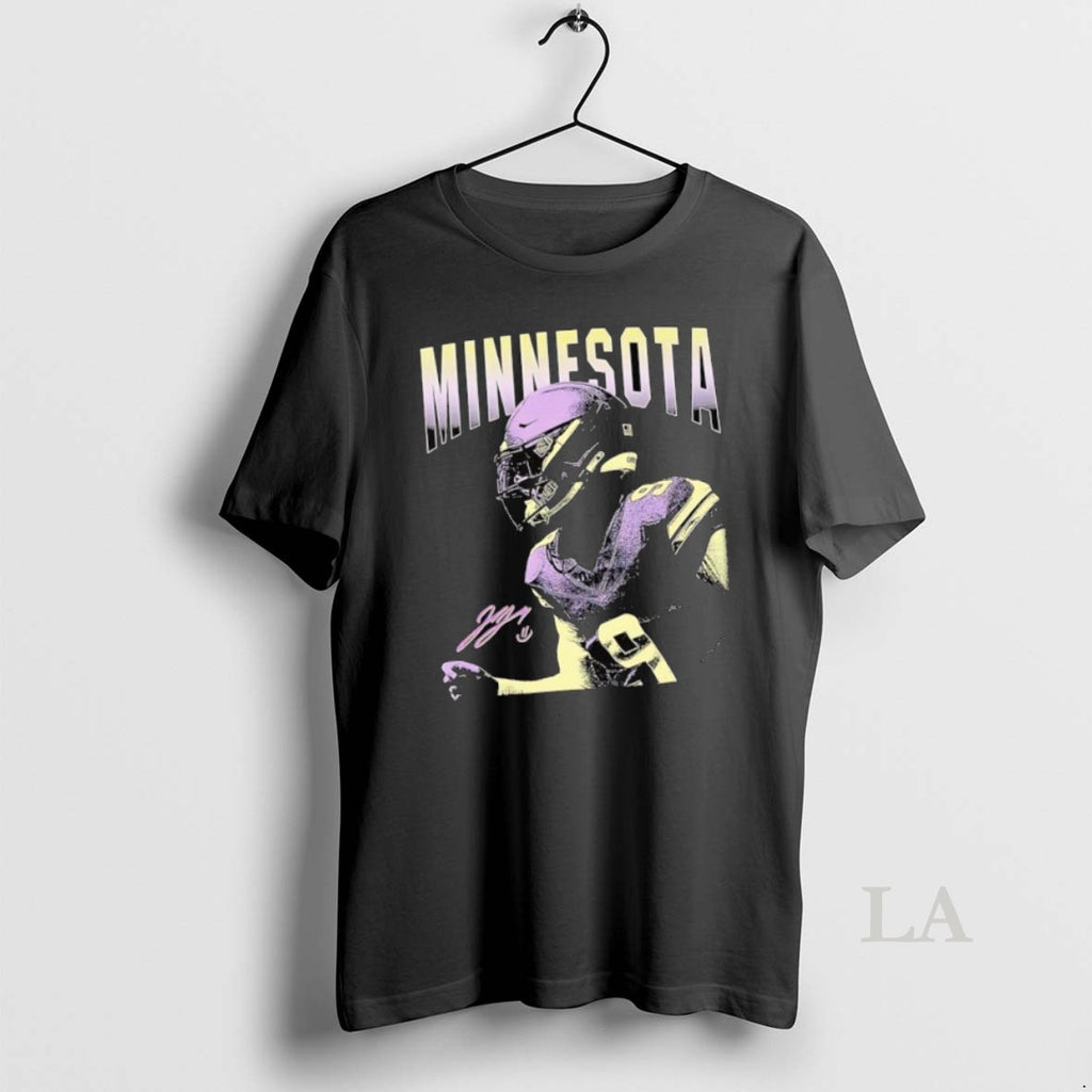Original Camiseta Vintage De Jj Mccarthy Minnesota Vikings Signature