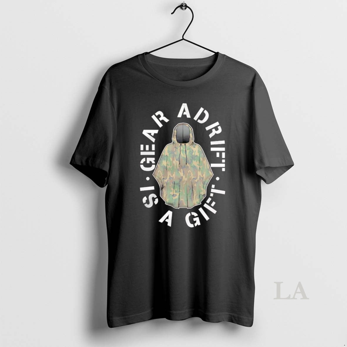 Original Camo Raincoat Gear Adrift Is A Gift Shirt Hoodie Sweatshirt | PurePodTees.com