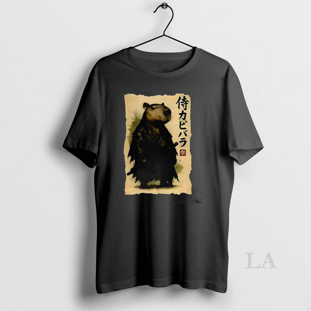 Original Capybara Samurai Japanese Shirt Hoodie Sweatshirt | PurePodTees.com