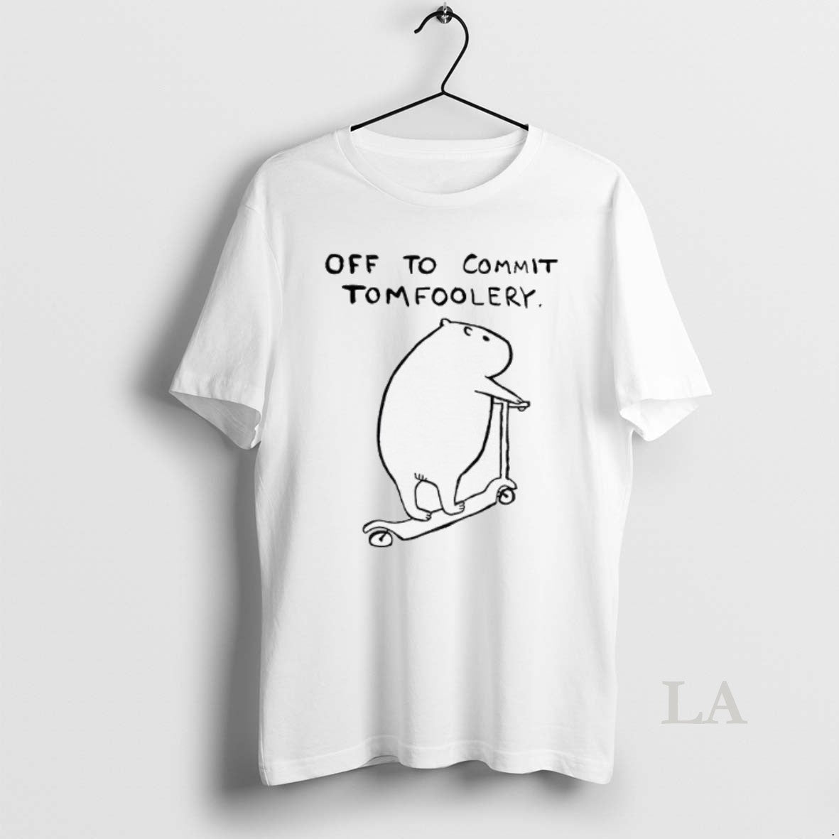 Original Capybara Is Ready To Do Something Bad Off To Commit Tomfoolery Shirt Hoodie Sweatshirt | PurePodTees.com