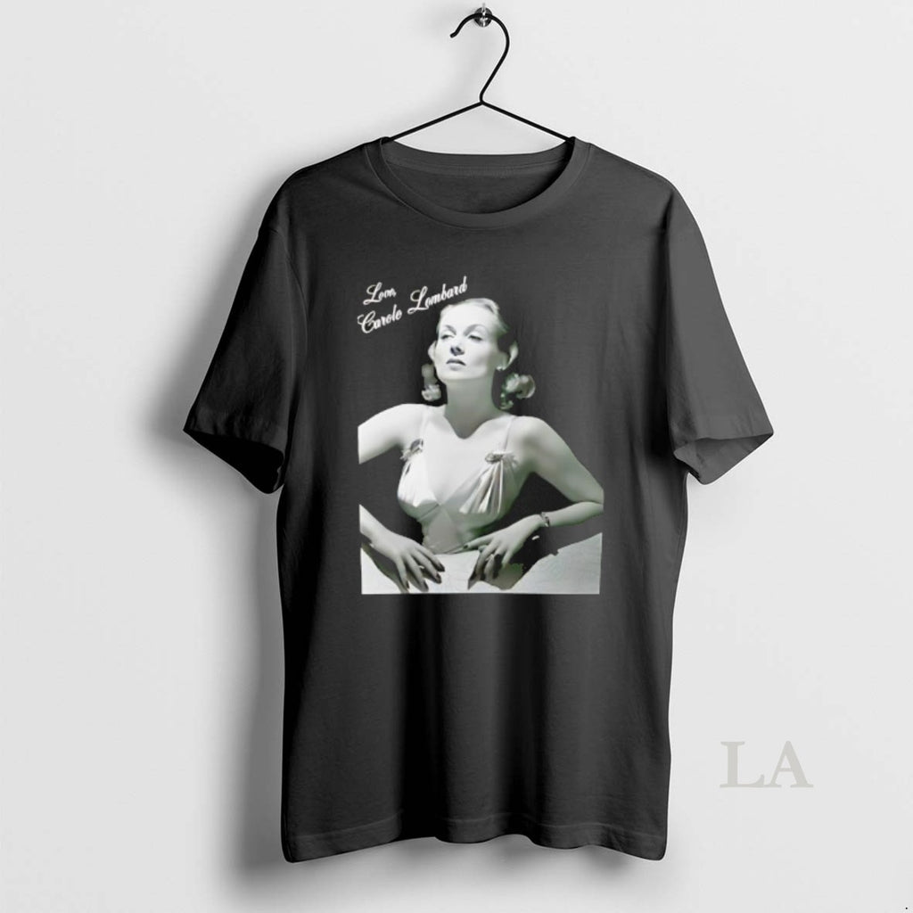 Original Carole Lombard Love Carole Lombard Photo Black Shirt Hoodie Sweatshirt | PurePodTees.com