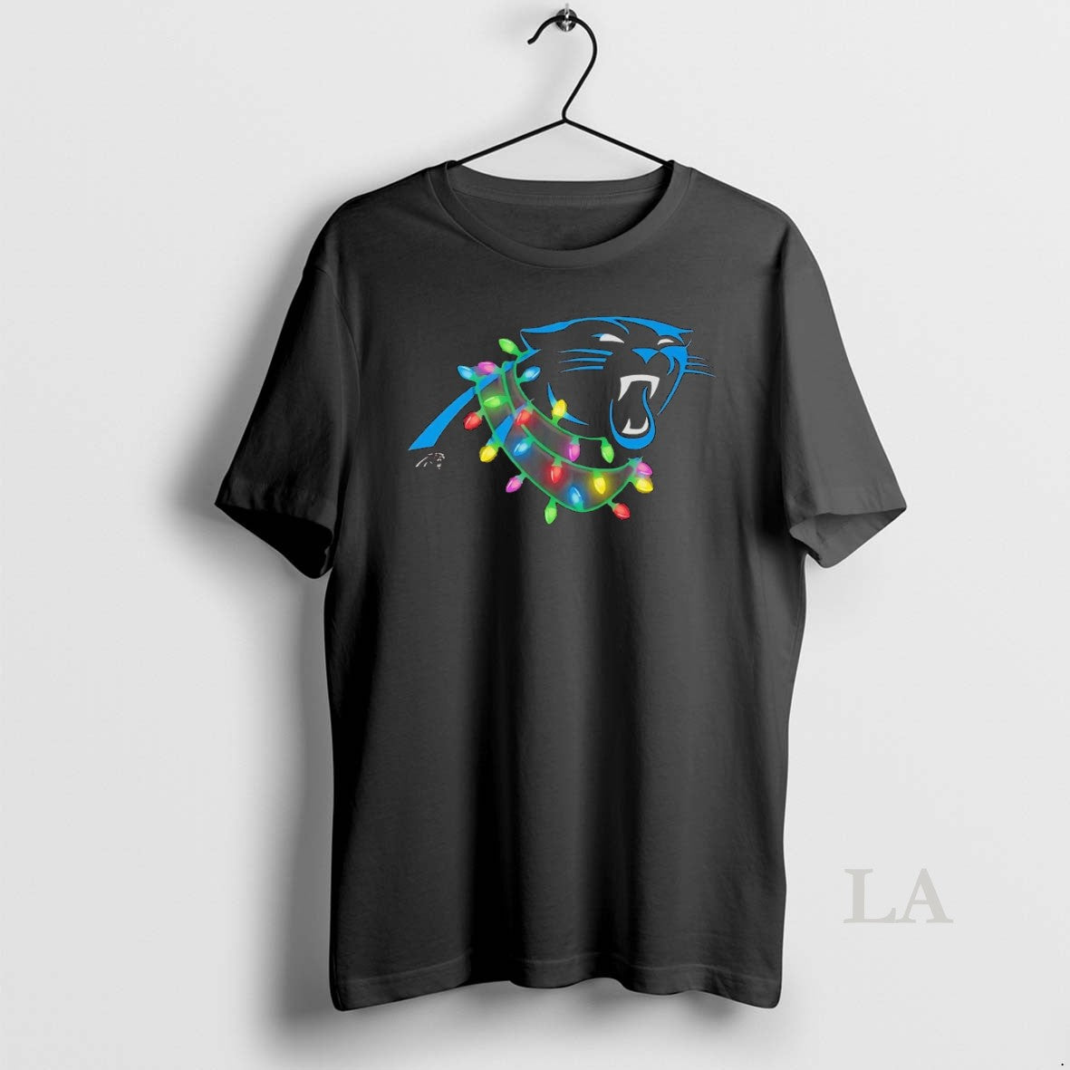 Original Carolina Panthers Logo Christmas Light Shirt Hoodie Sweatshirt | PurePodTees.com