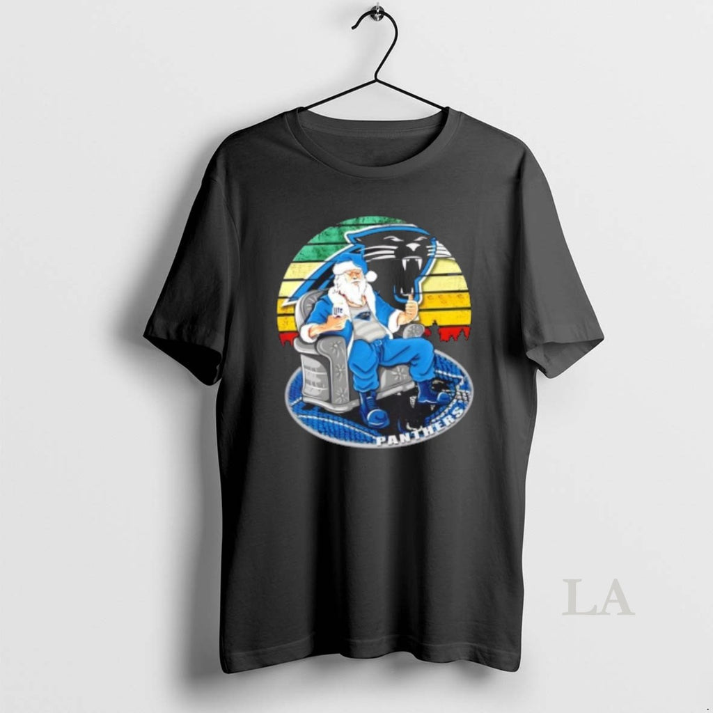 Original Carolina Panthers X Santa Claus Christmas Vintage Shirt Hoodie Sweatshirt | PurePodTees.com