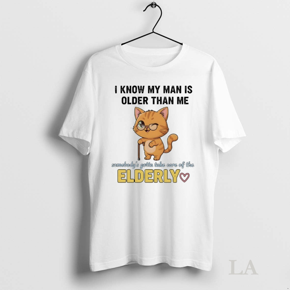 Original Cat I Know My Man Is Older Than Me Somebodys Gotta Take Care Of Shirt Hoodie Sweatshirt | PurePodTees.com