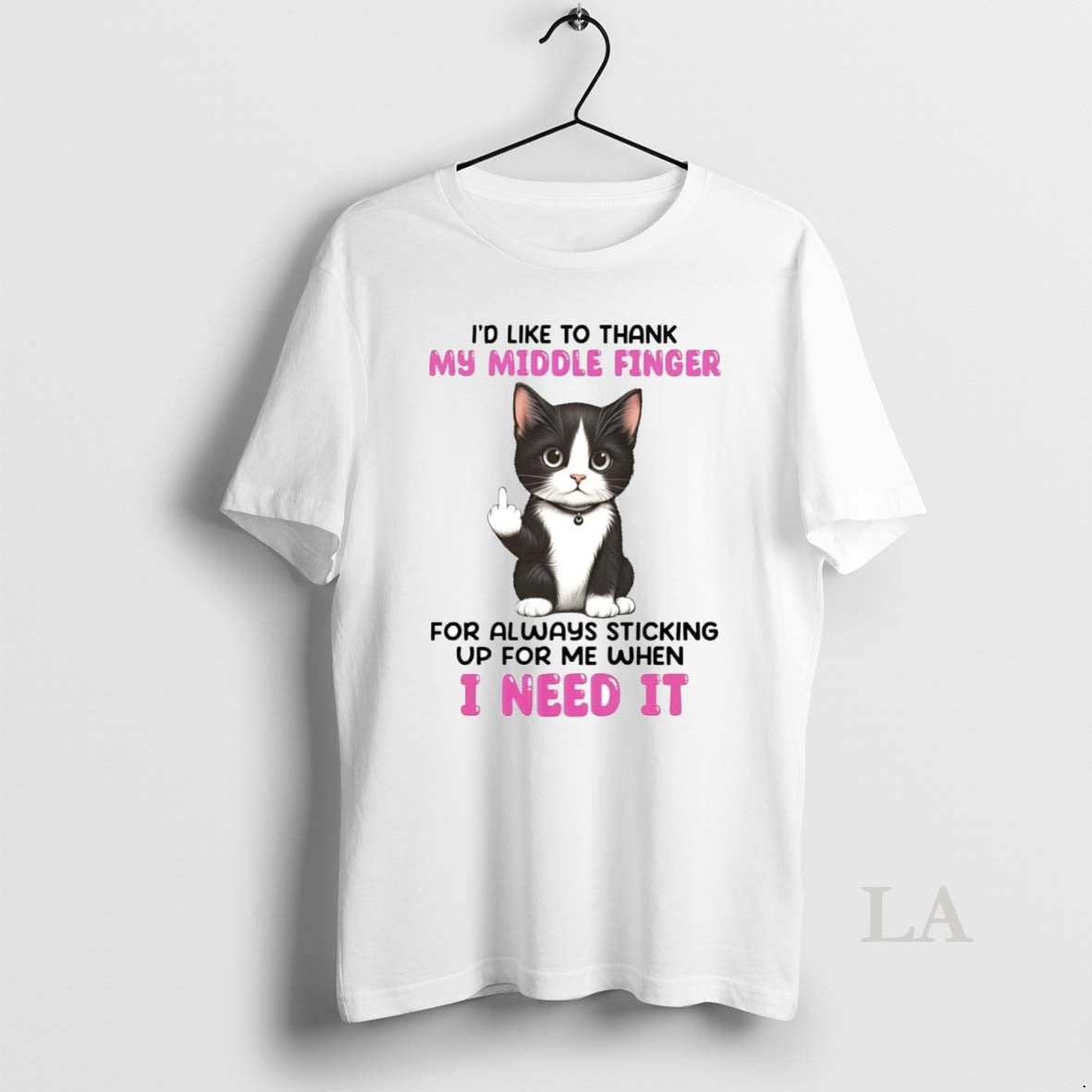 Original Cat Id Like To Thank My Middle Finger Shirt Hoodie Sweatshirt | PurePodTees.com