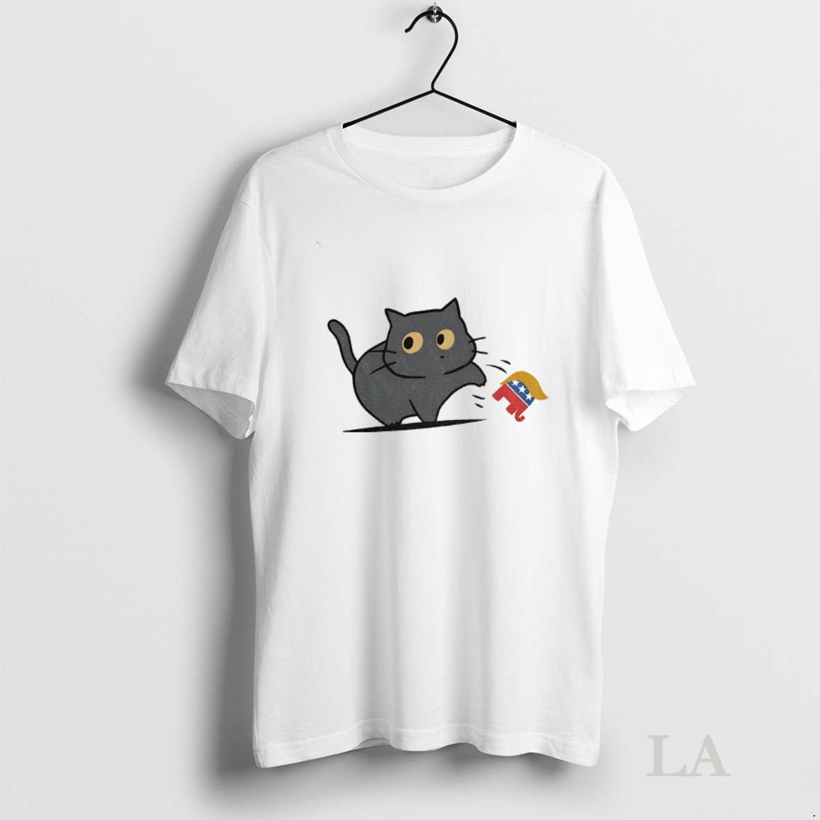 Original Cat Knocking Donald Trump Elephant Republican Party Trump Shirt Hoodie Sweatshirt | PurePodTees.com